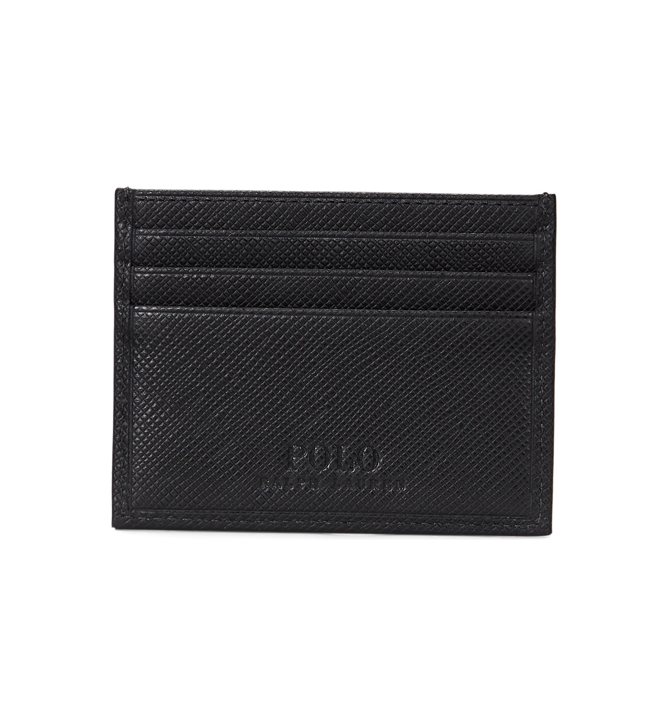 Pebbled Leather Card Case
