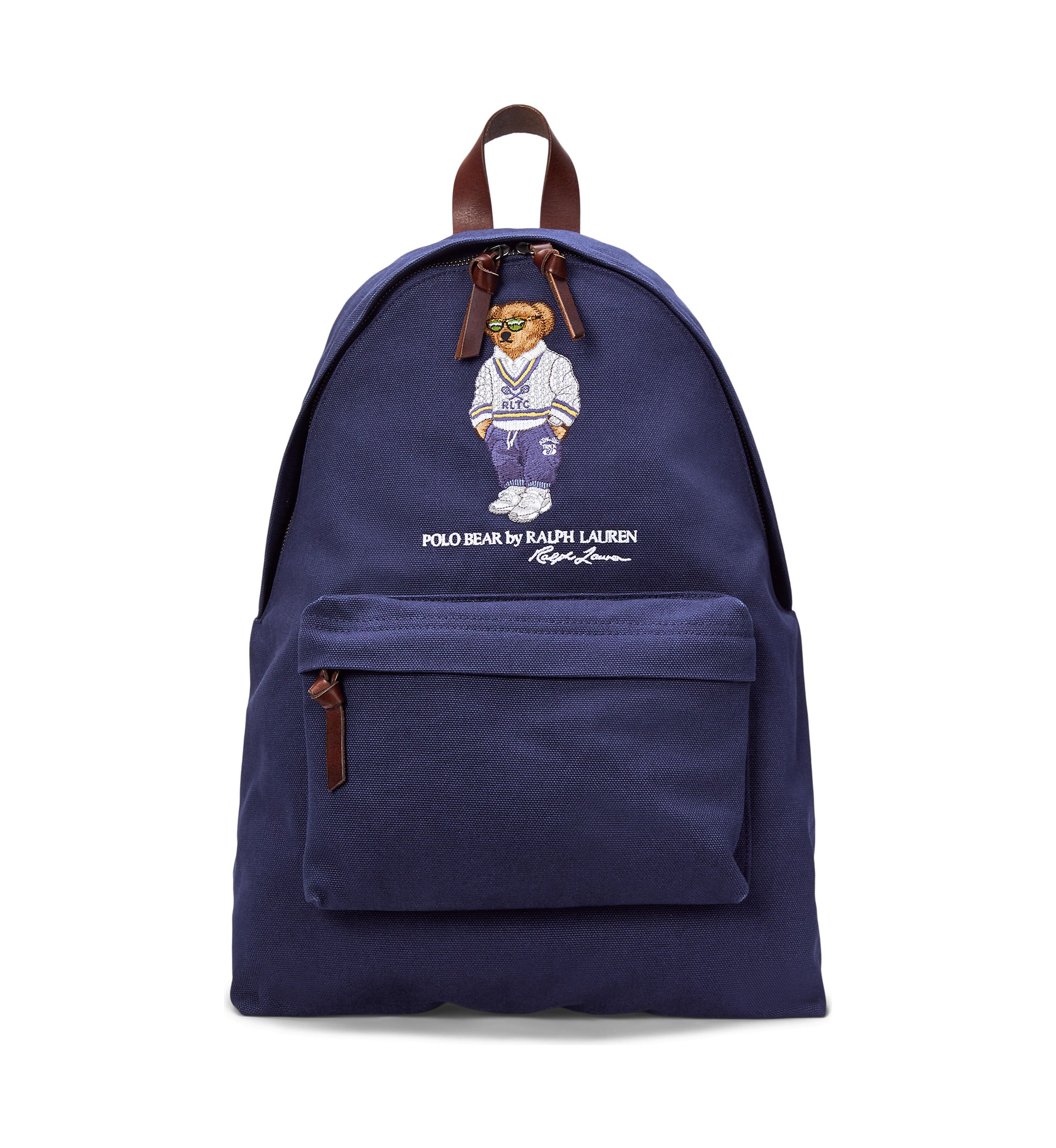 Polo Bear Canvas Backpack