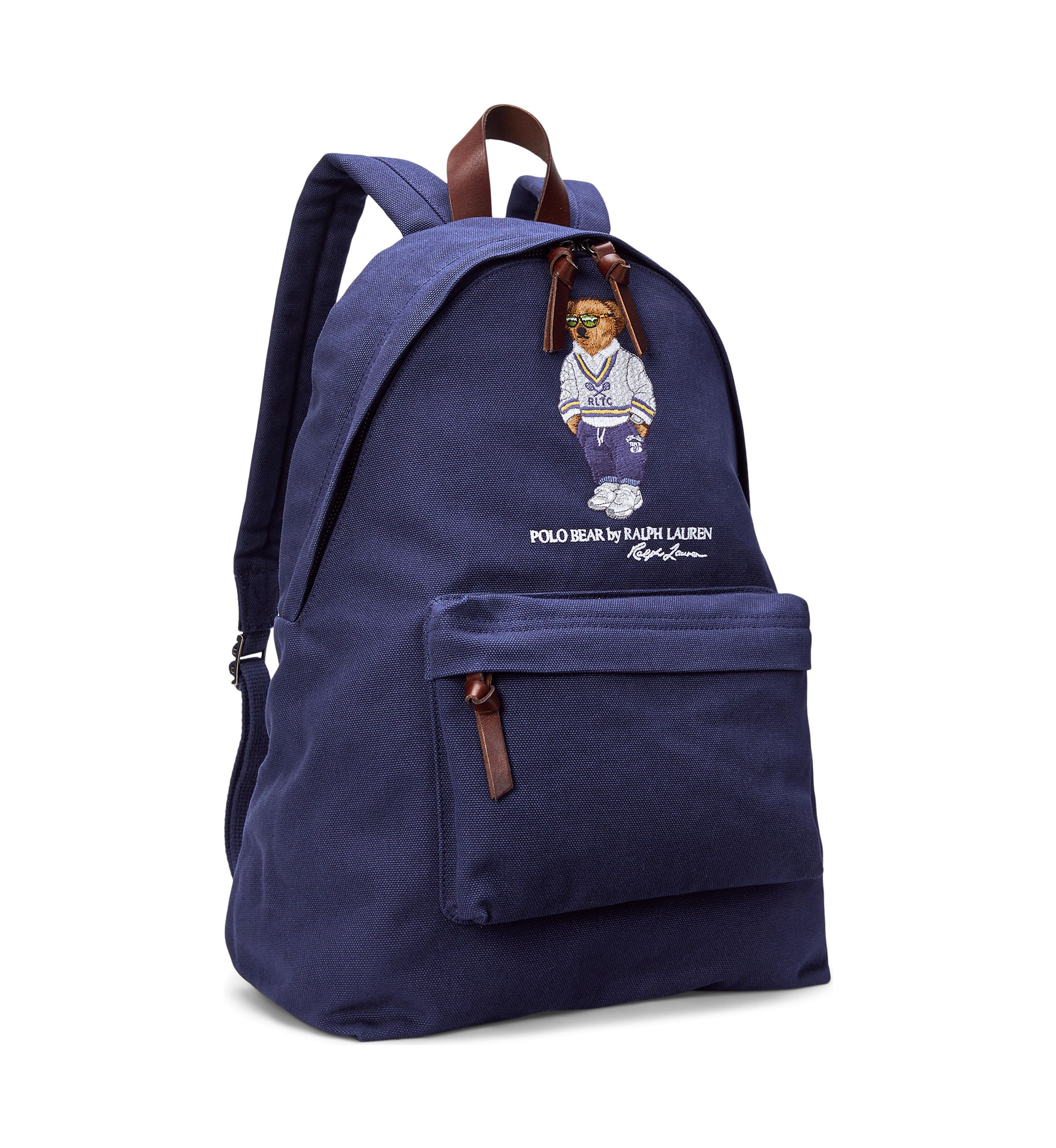 Polo Bear Canvas Backpack