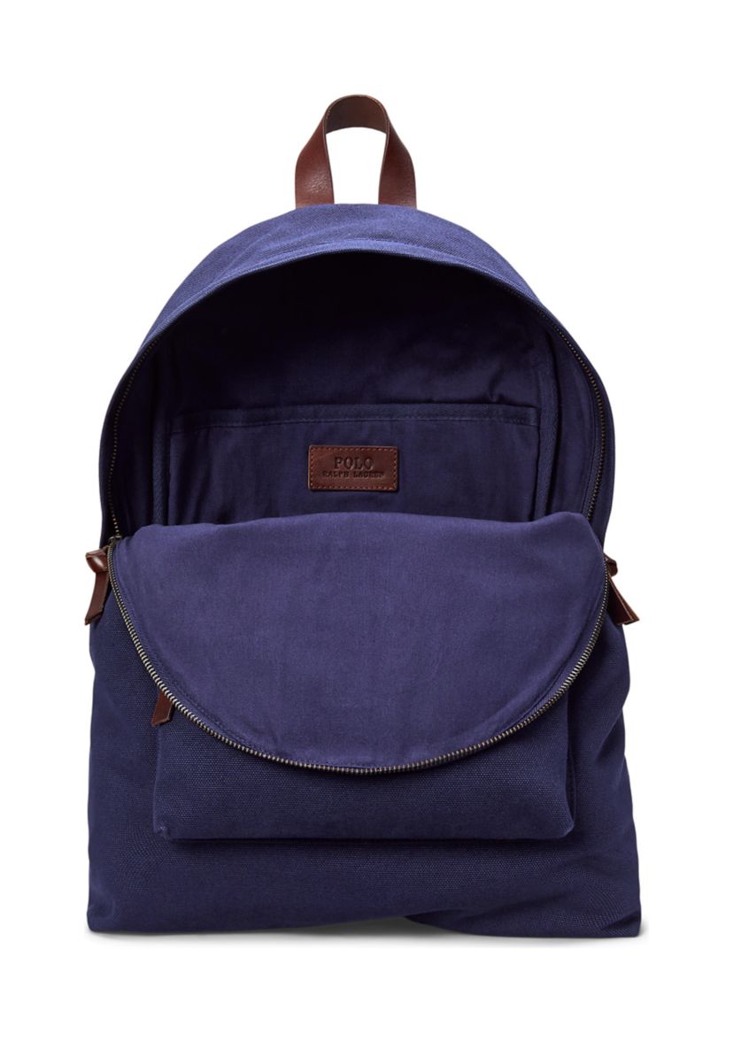 Polo Bear Canvas Backpack