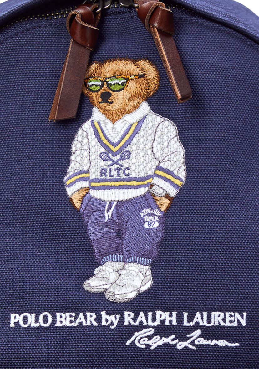 Polo Bear Canvas Backpack
