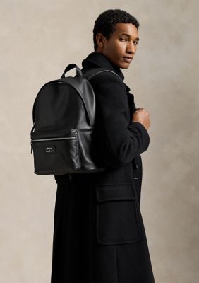 Polo Ralph Lauren Men's Smooth Leather Backpack