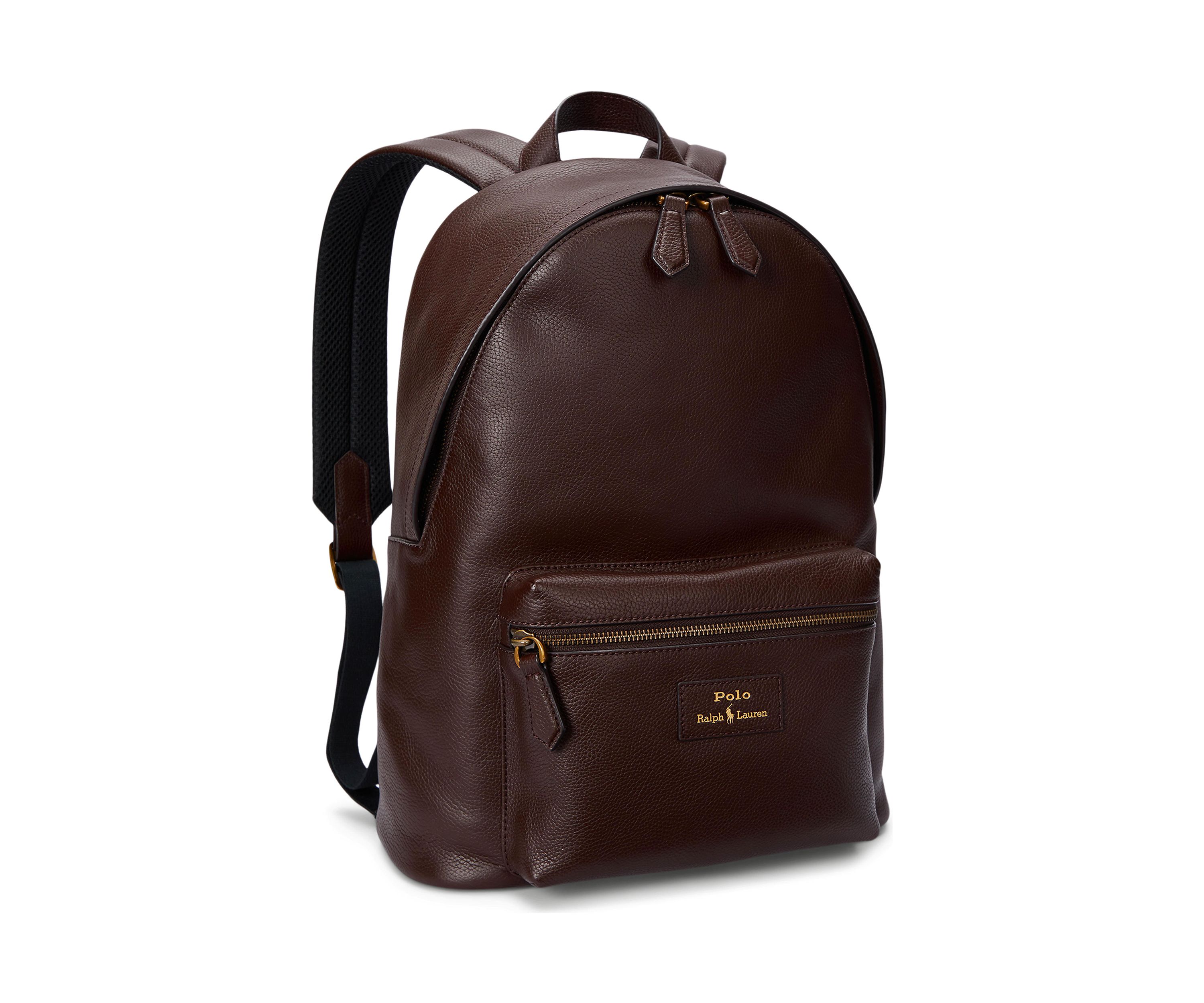 Pebbled Leather Backpack