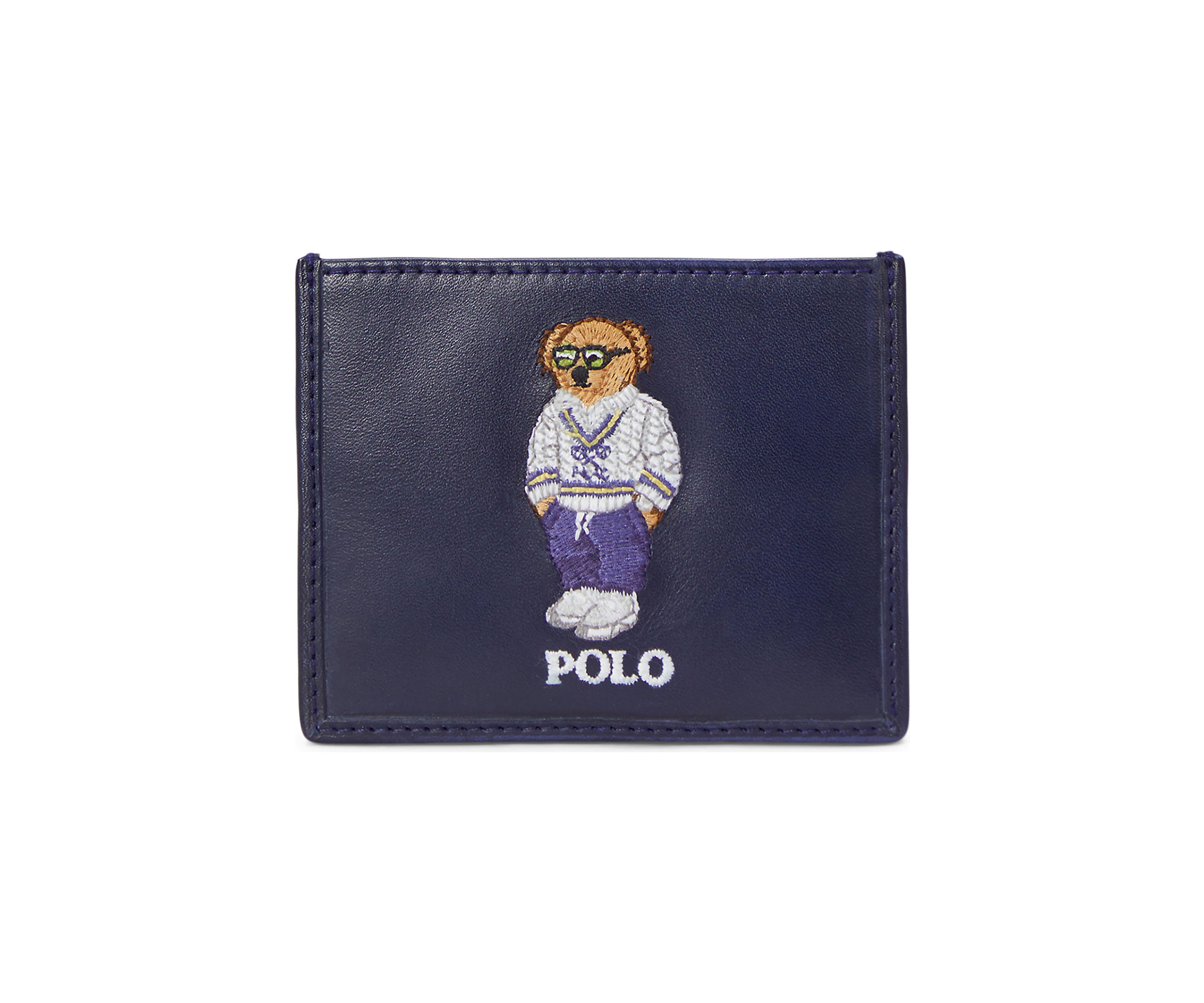 Polo Bear Leather Card Case