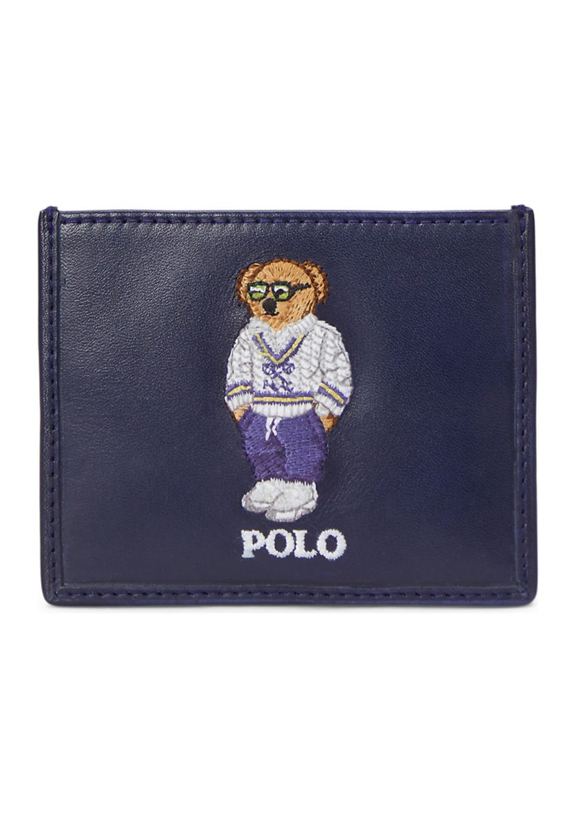 Polo Bear Leather Card Case