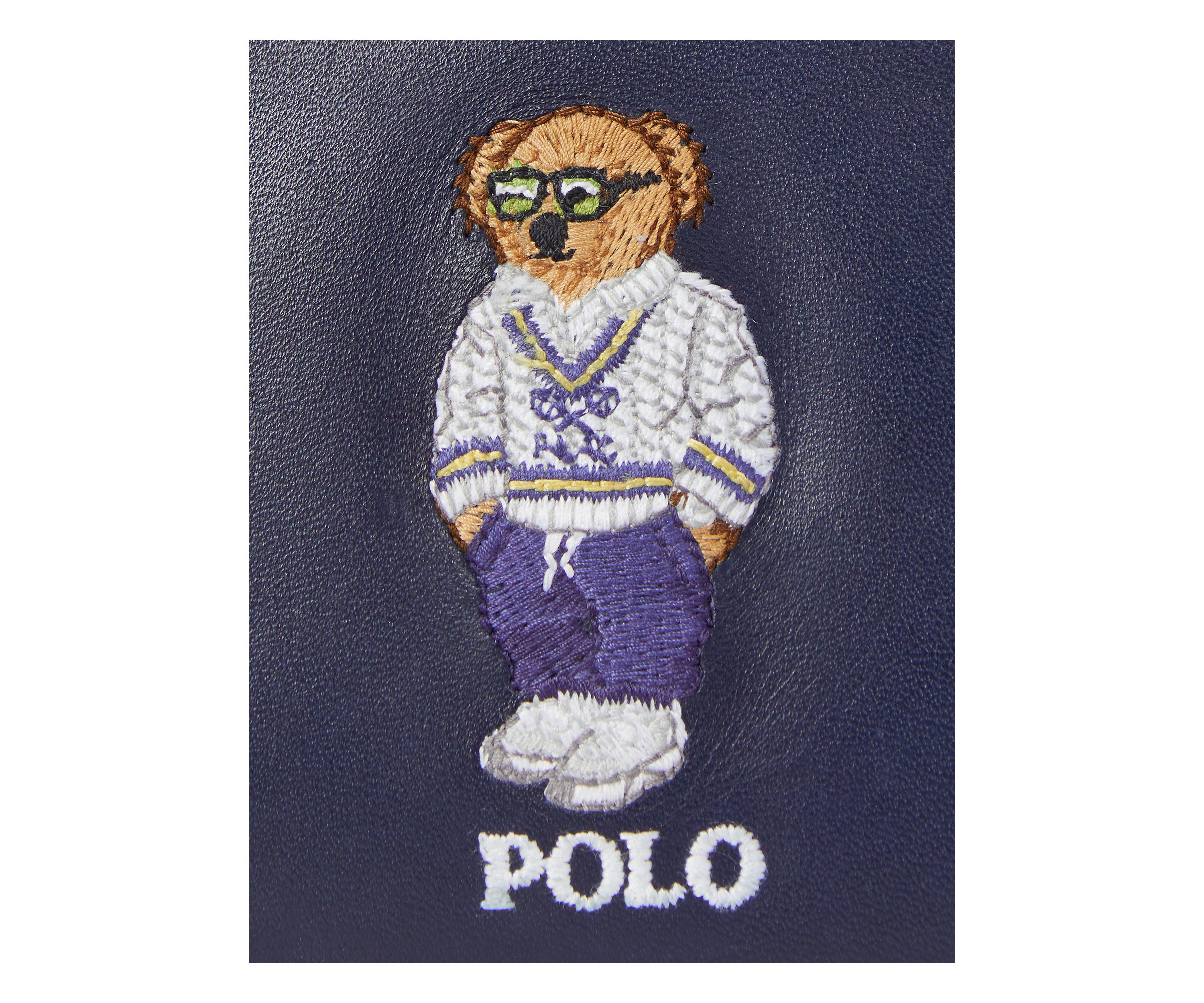 Polo Bear Leather Card Case