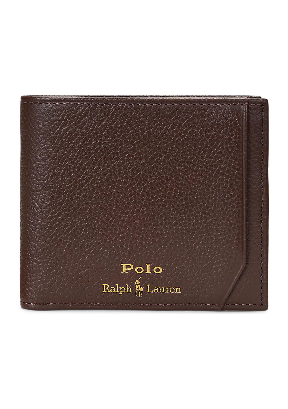 Pebbled Leather Billfold Wallet