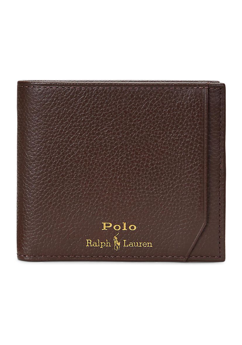 Pebbled Leather Billfold Wallet