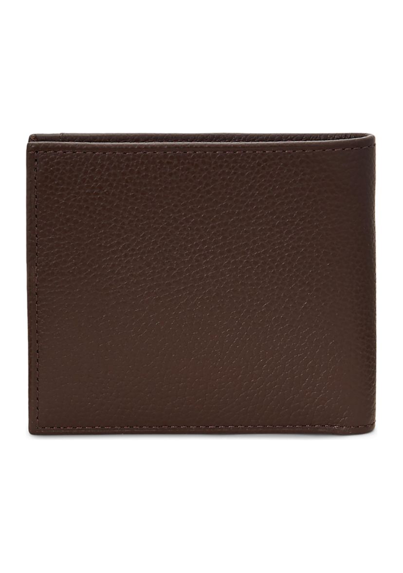 Pebbled Leather Billfold Wallet