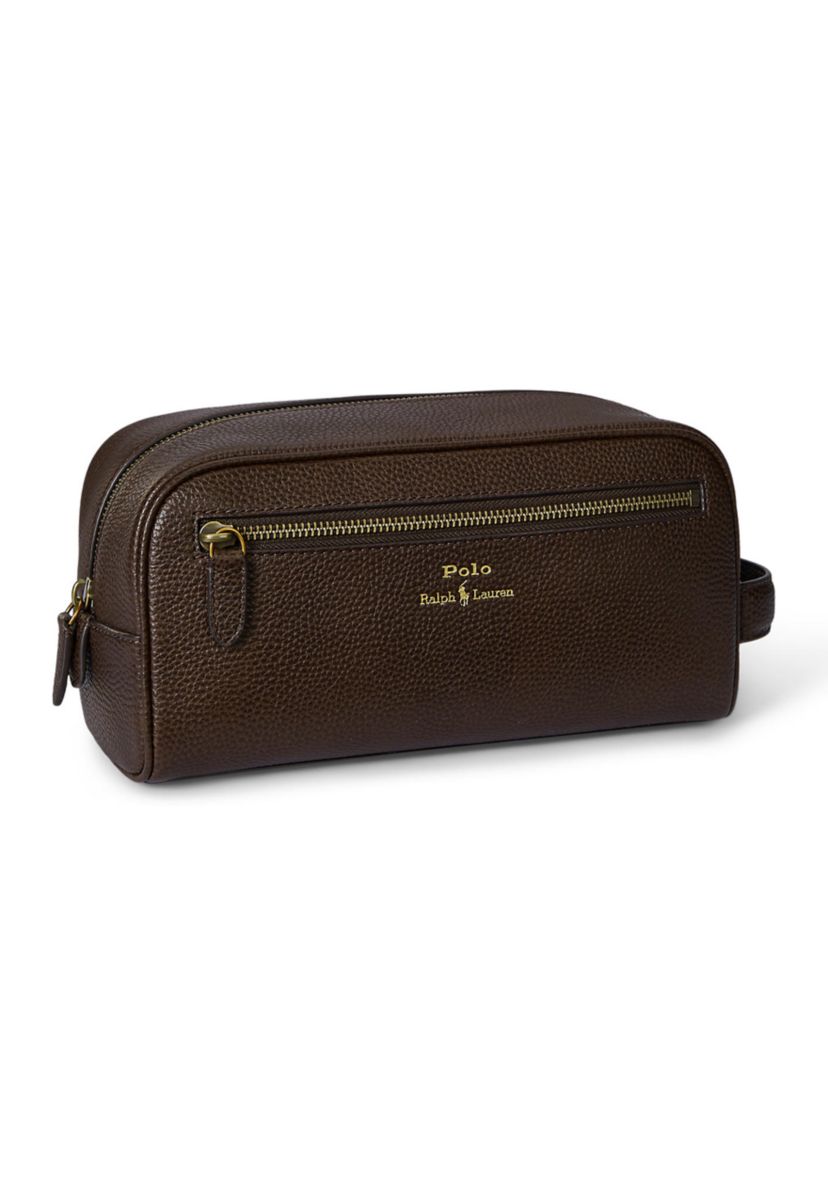 Pebbled Leather Travel Case