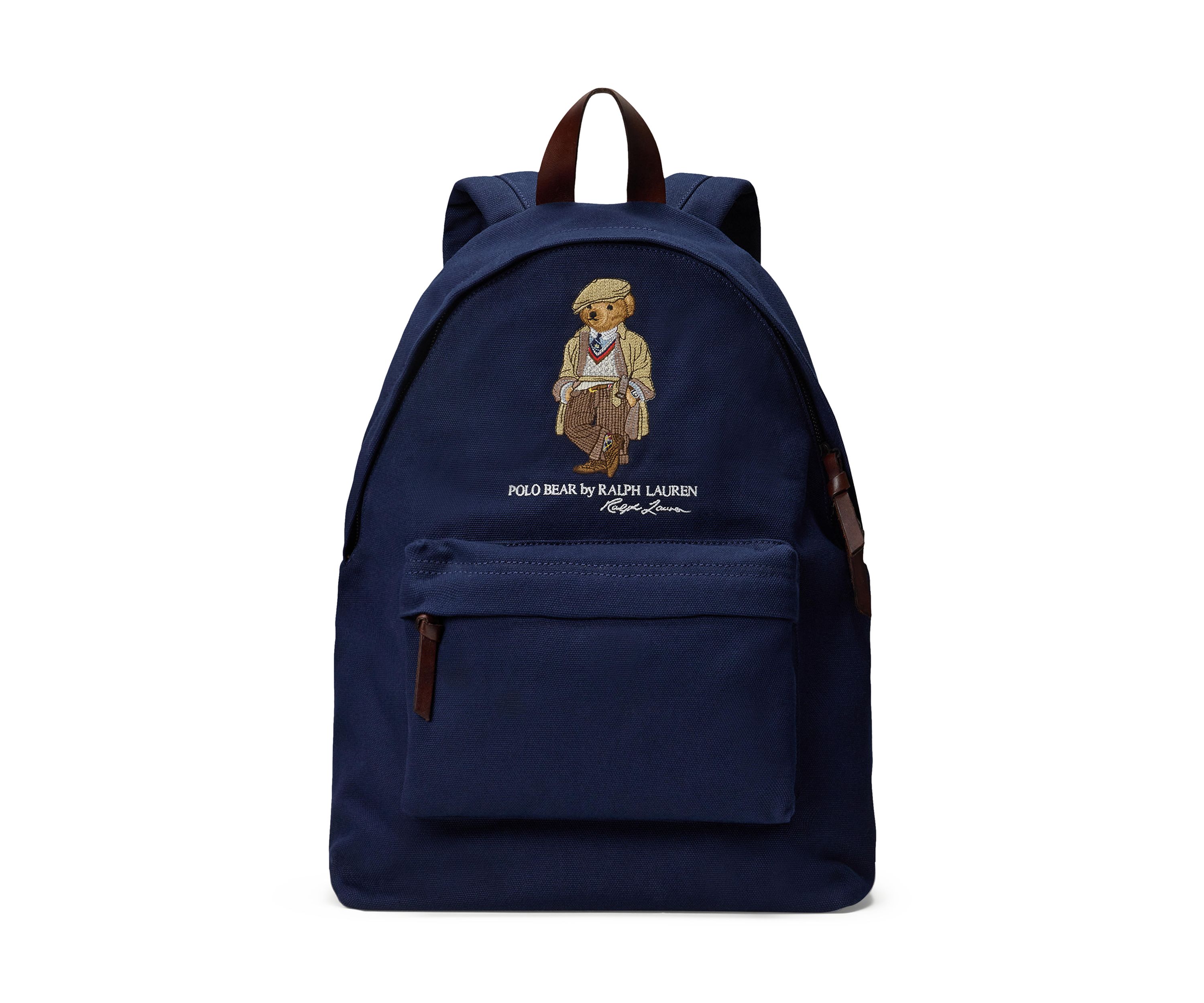 Polo Bear Canvas Backpack