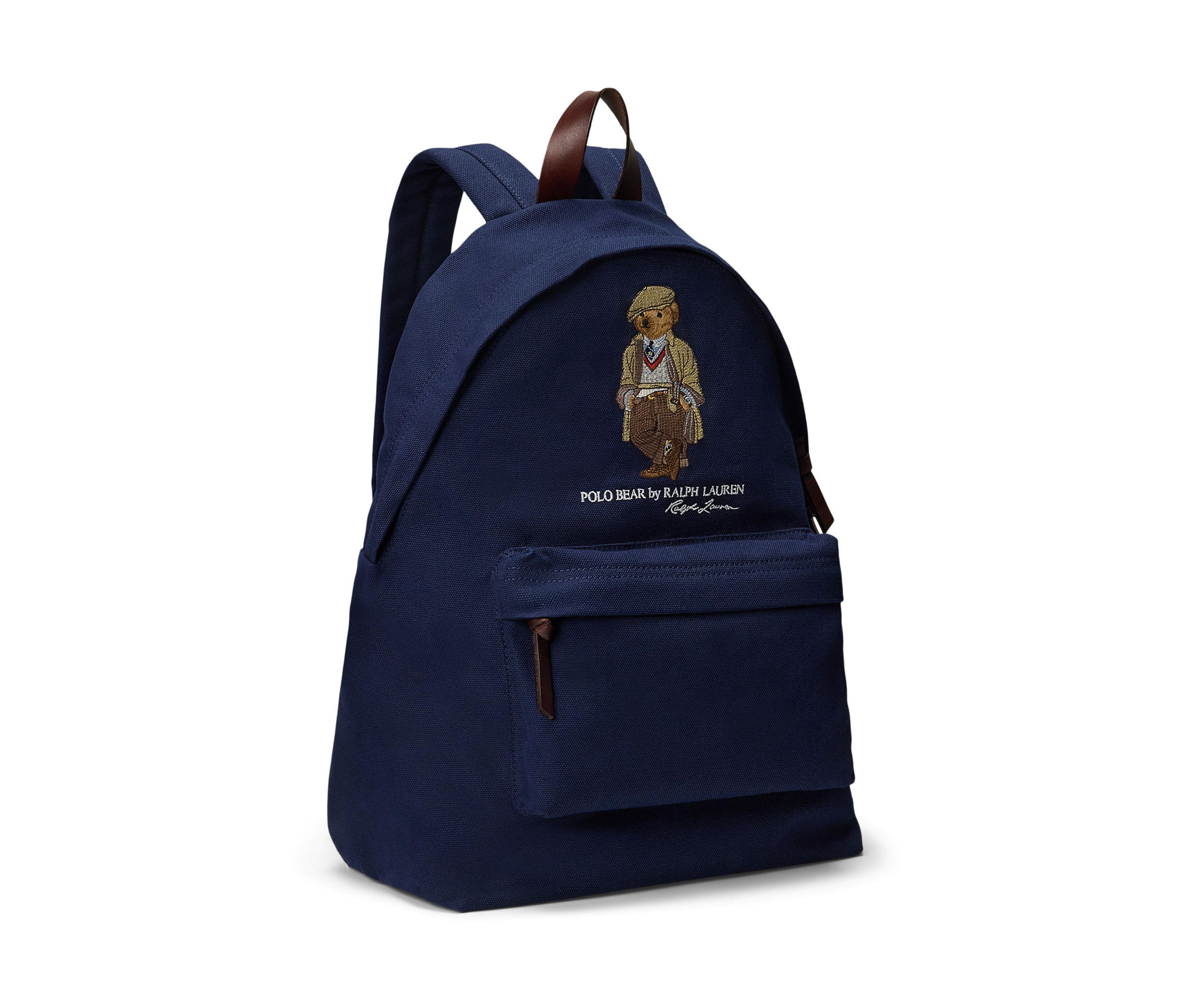 Polo Bear Canvas Backpack