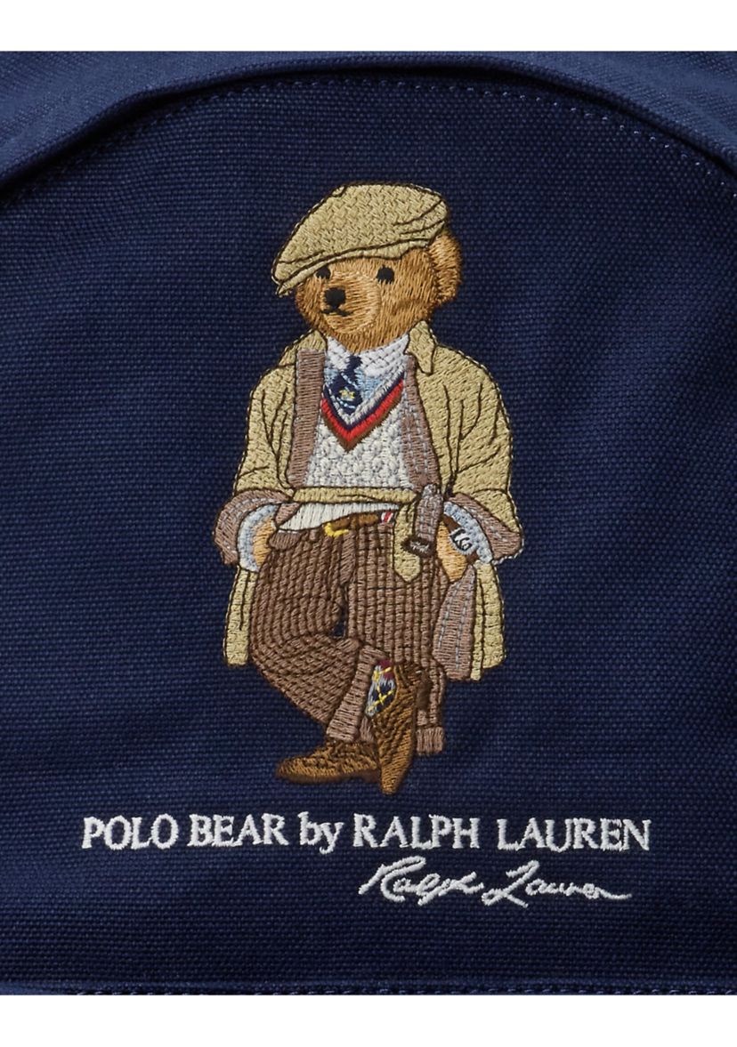 Polo Bear Canvas Backpack