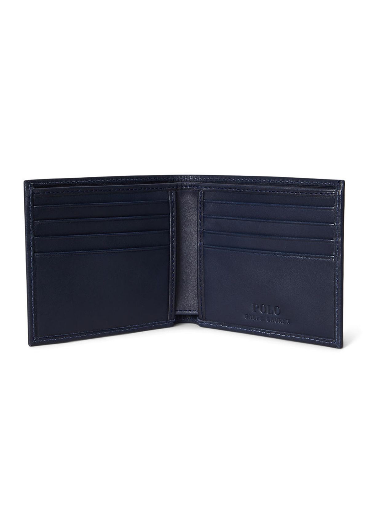 Polo Bear Leather Billfold Wallet