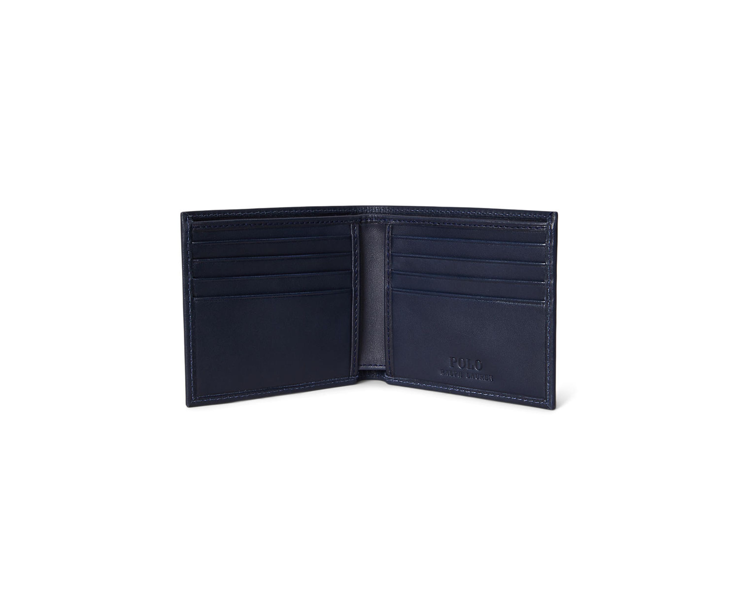 Polo Bear Leather Billfold Wallet