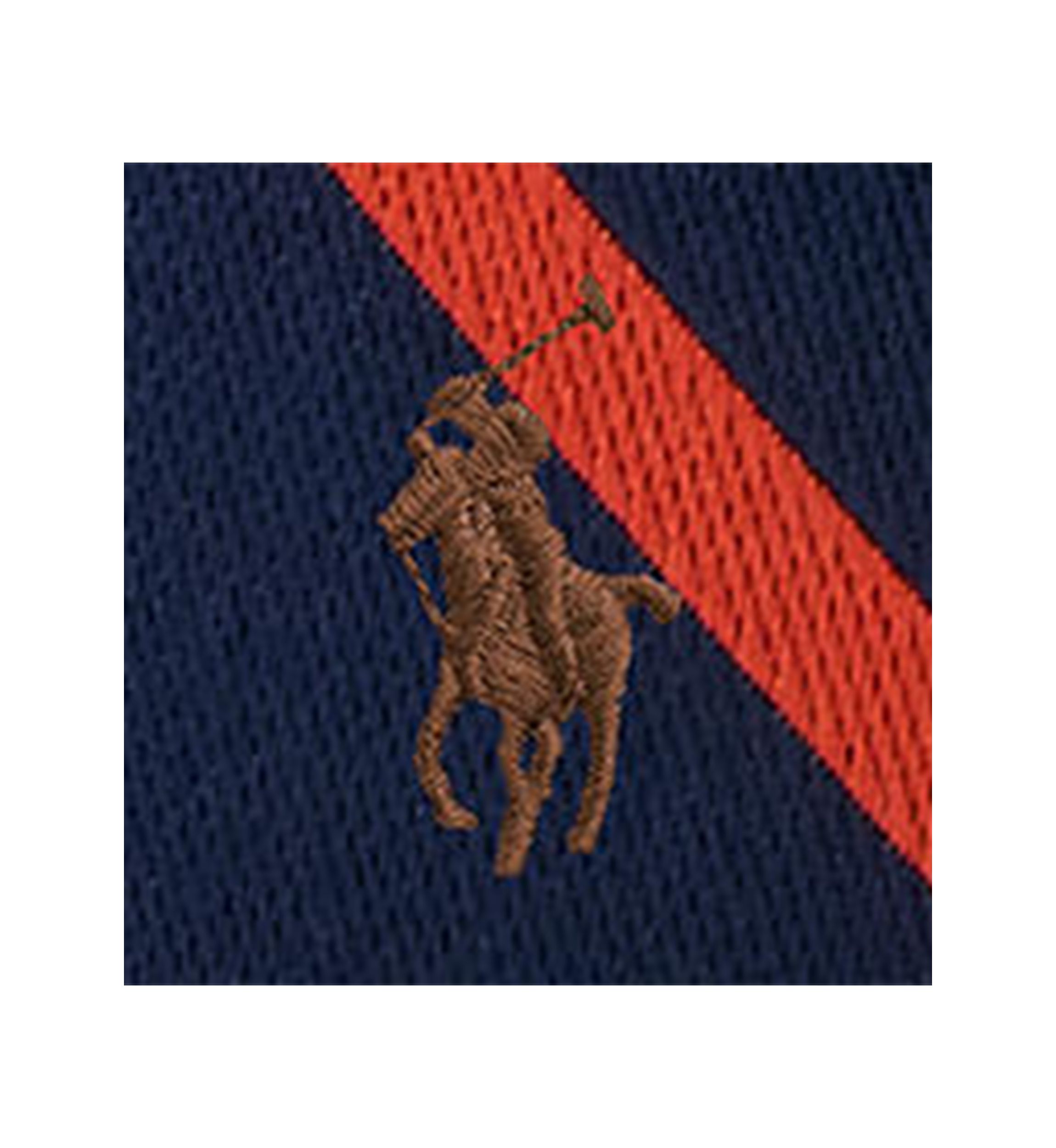 Polo Bear Leather-Trim Belt