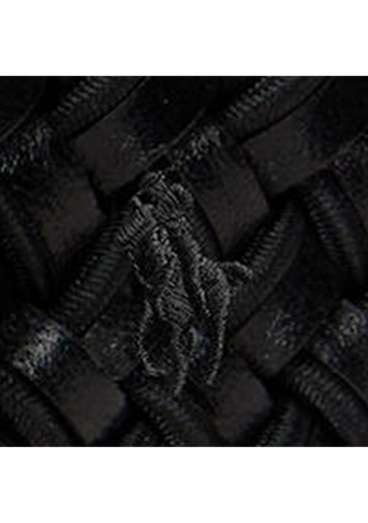 Leather & Braided Cord Woven Belt