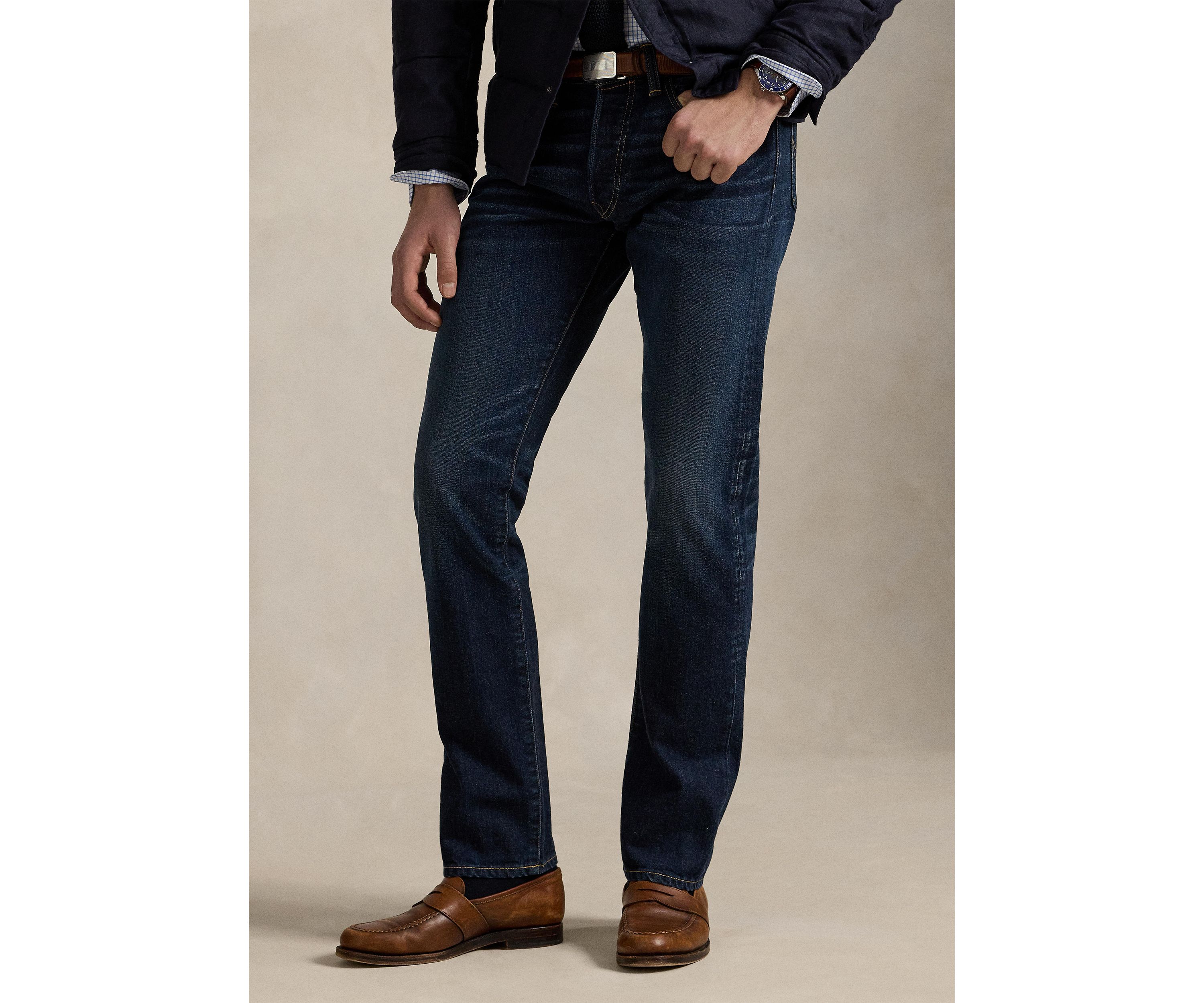 Varick Slim Straight Stretch Jeans