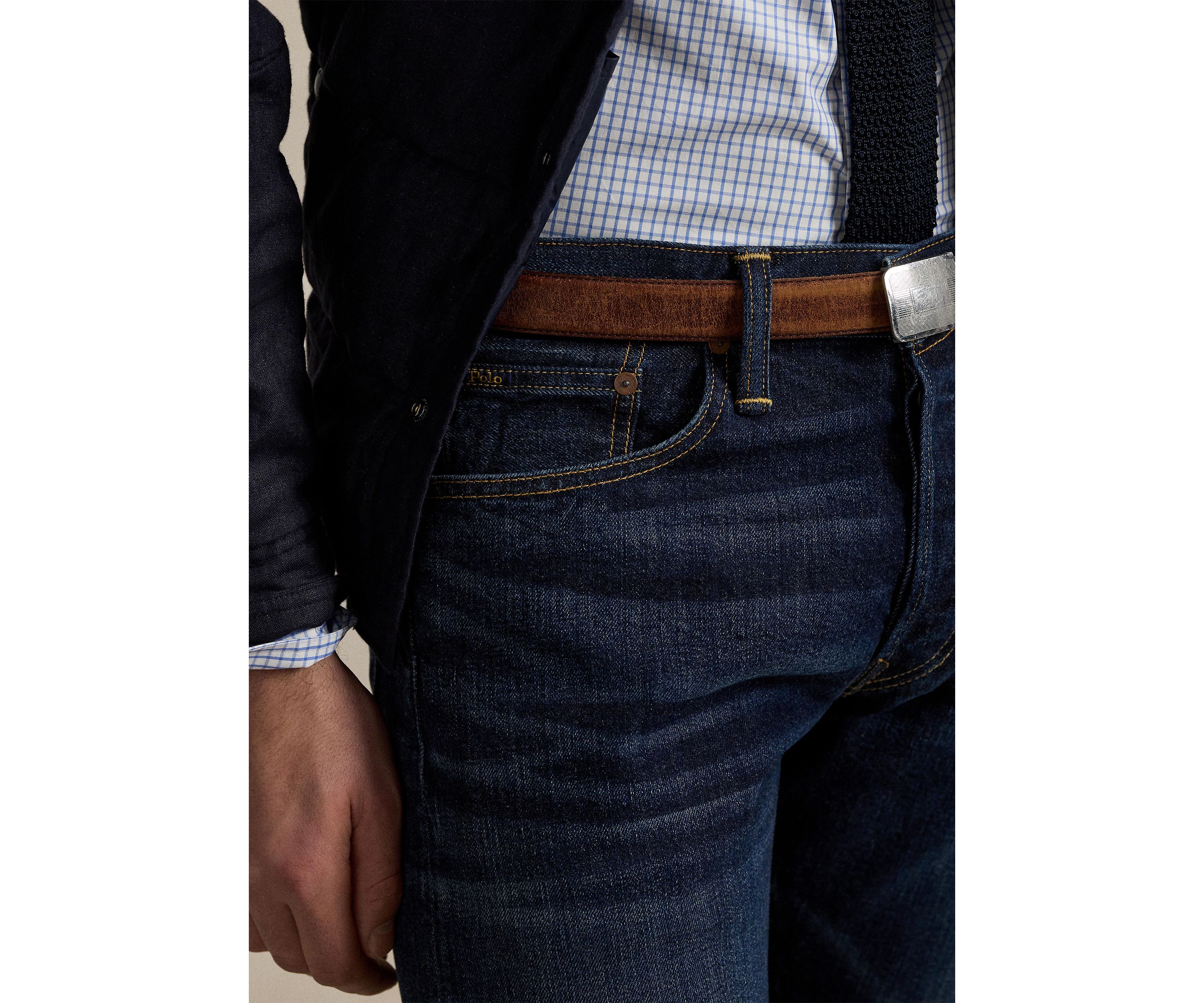 Varick Slim Straight Stretch Jeans