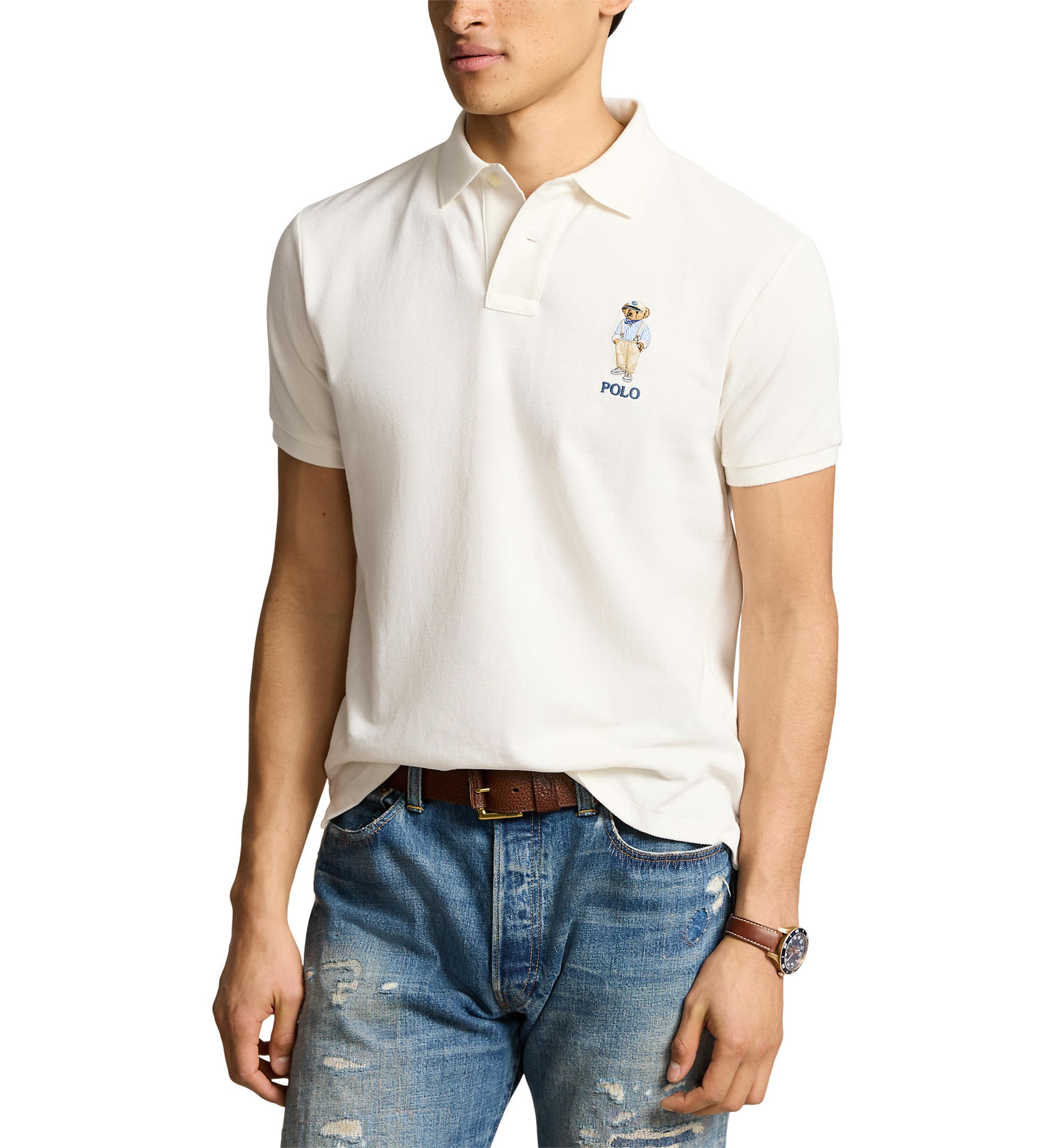 Custom Slim Fit Polo Bear Polo Shirt