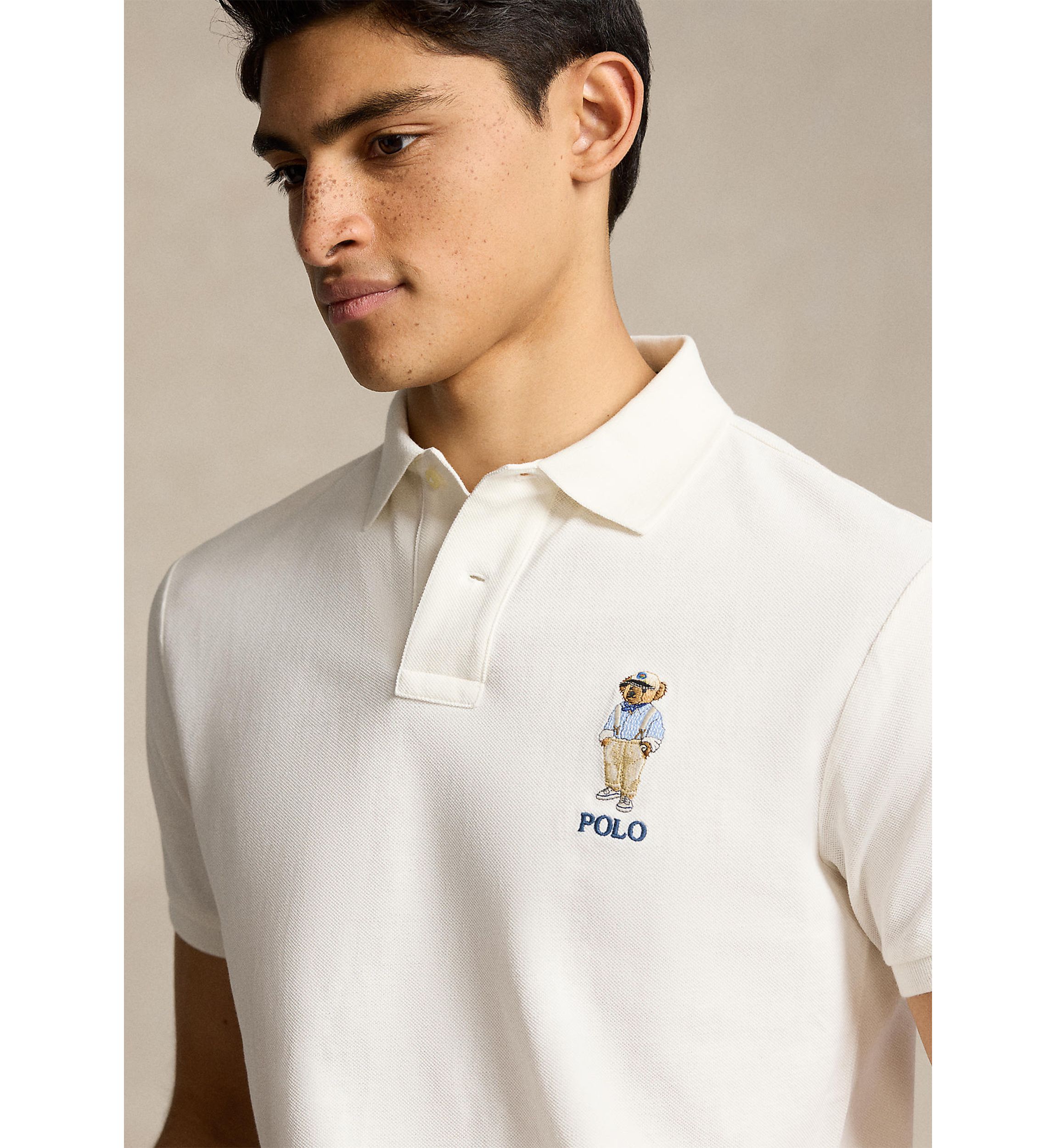 Custom Slim Fit Polo Bear Polo Shirt