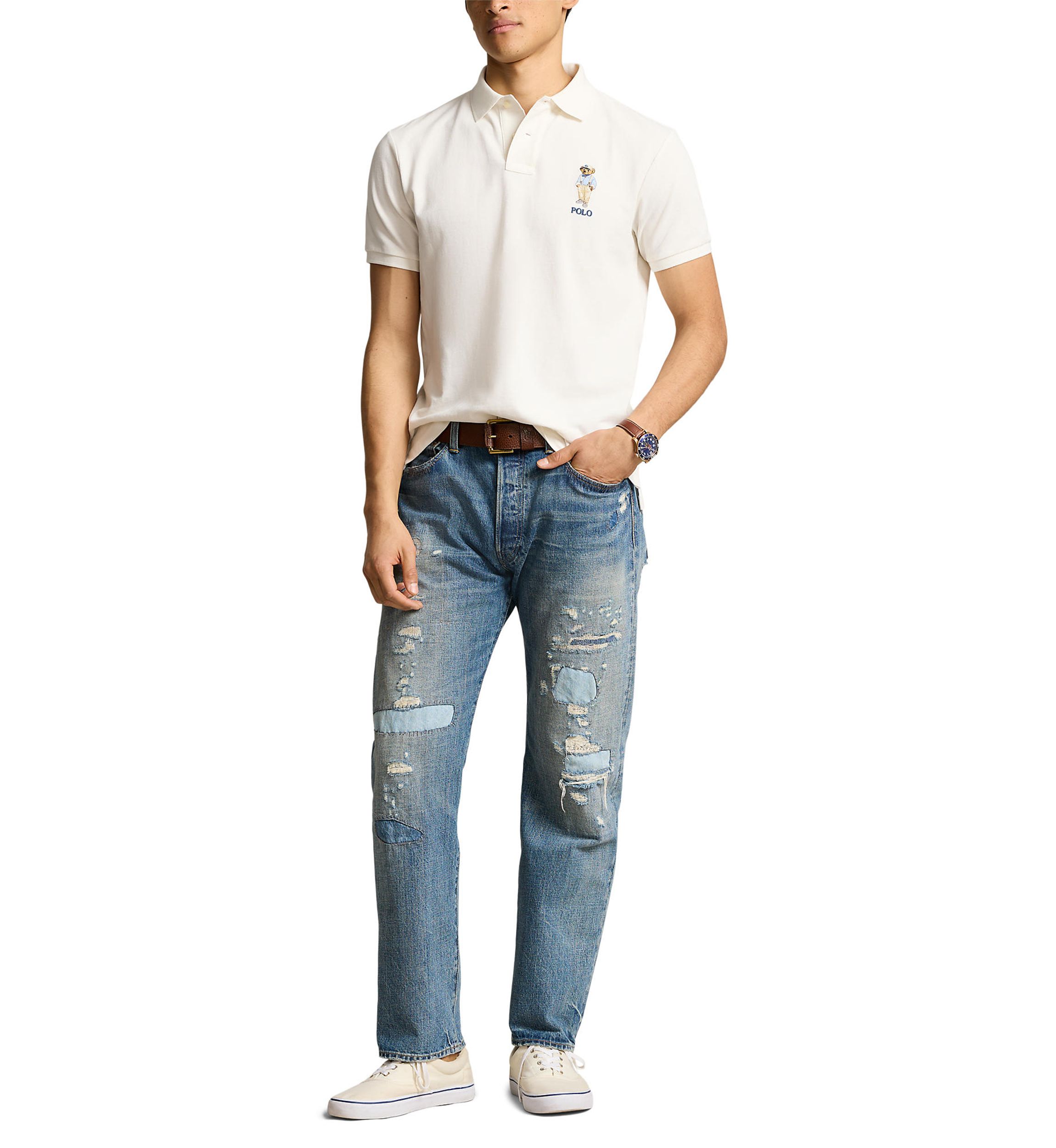 Custom Slim Fit Polo Bear Polo Shirt