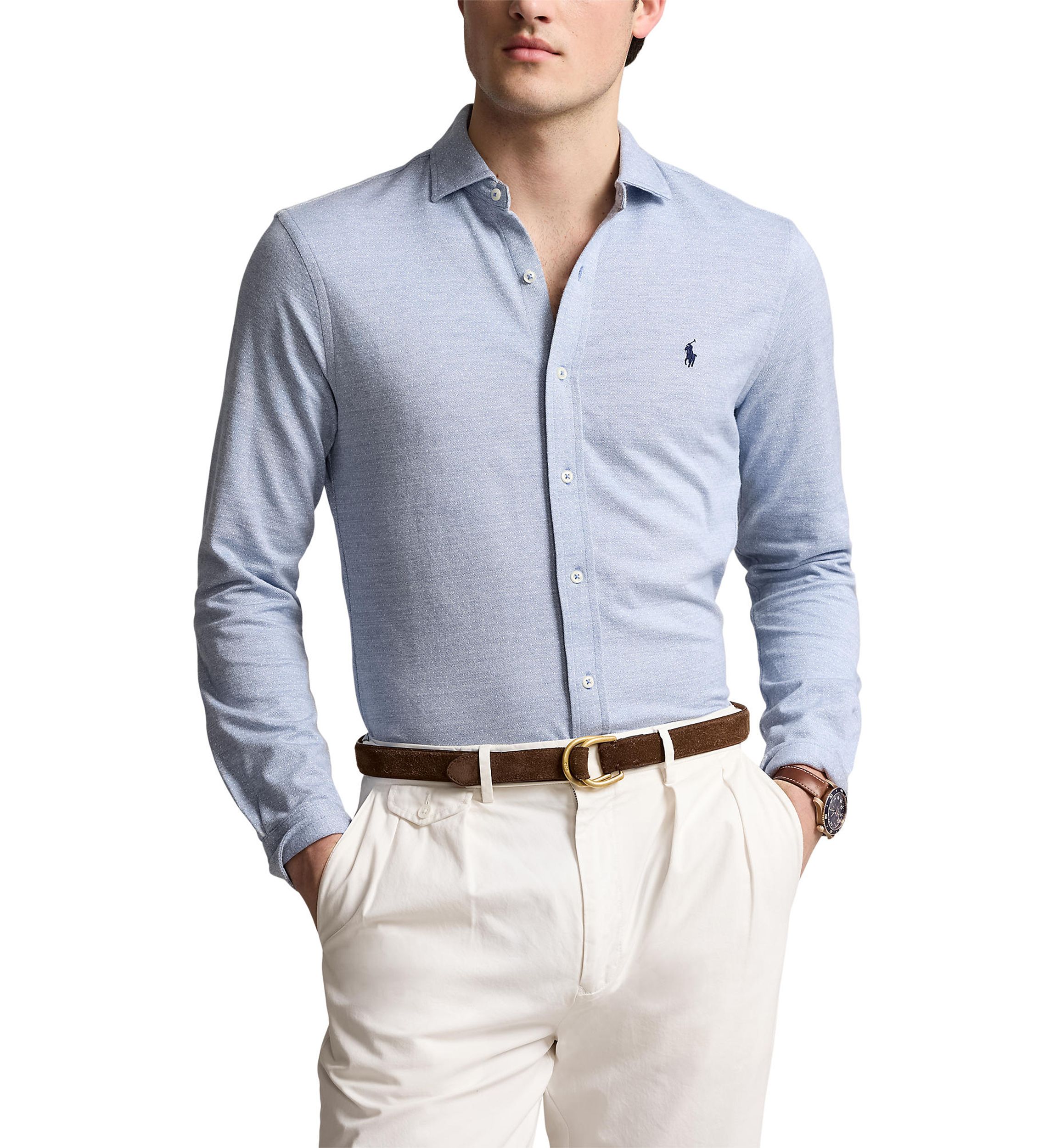 Dot Jacquard Shirt