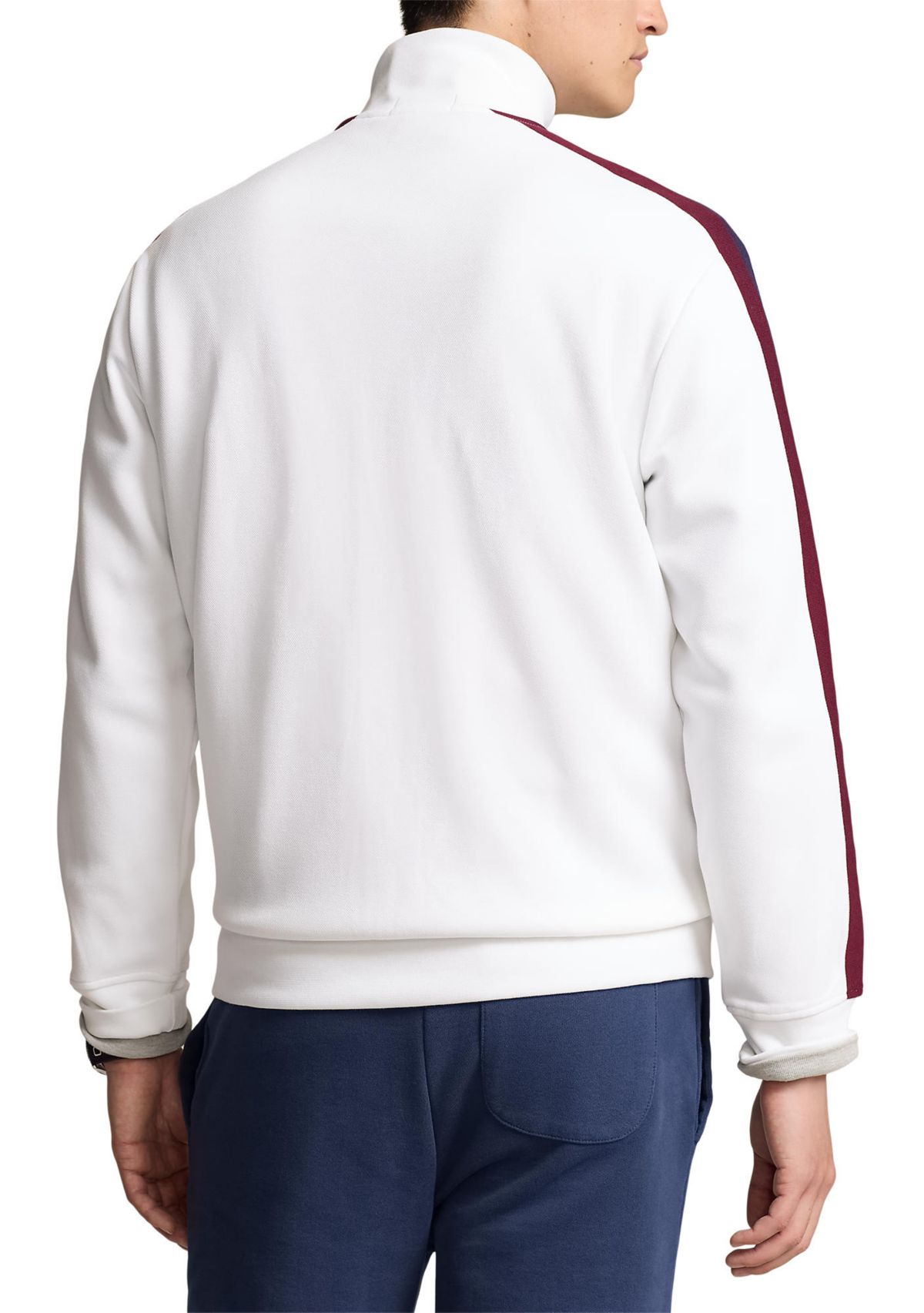 Double-Knit Mesh Track Jacket