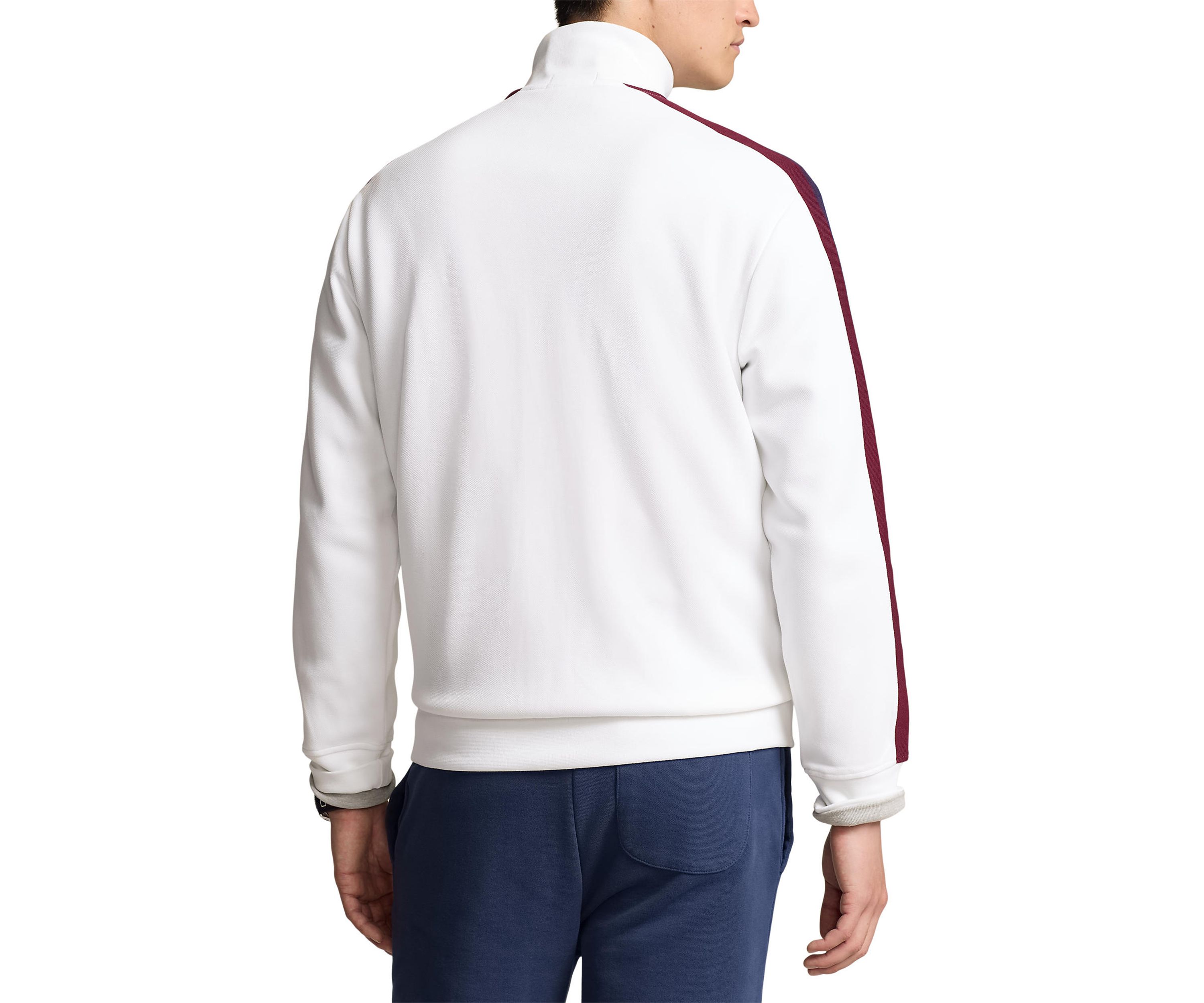 Double-Knit Mesh Track Jacket