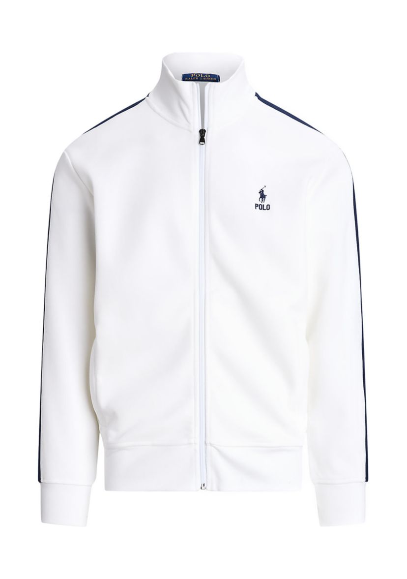 Double-Knit Mesh Track Jacket