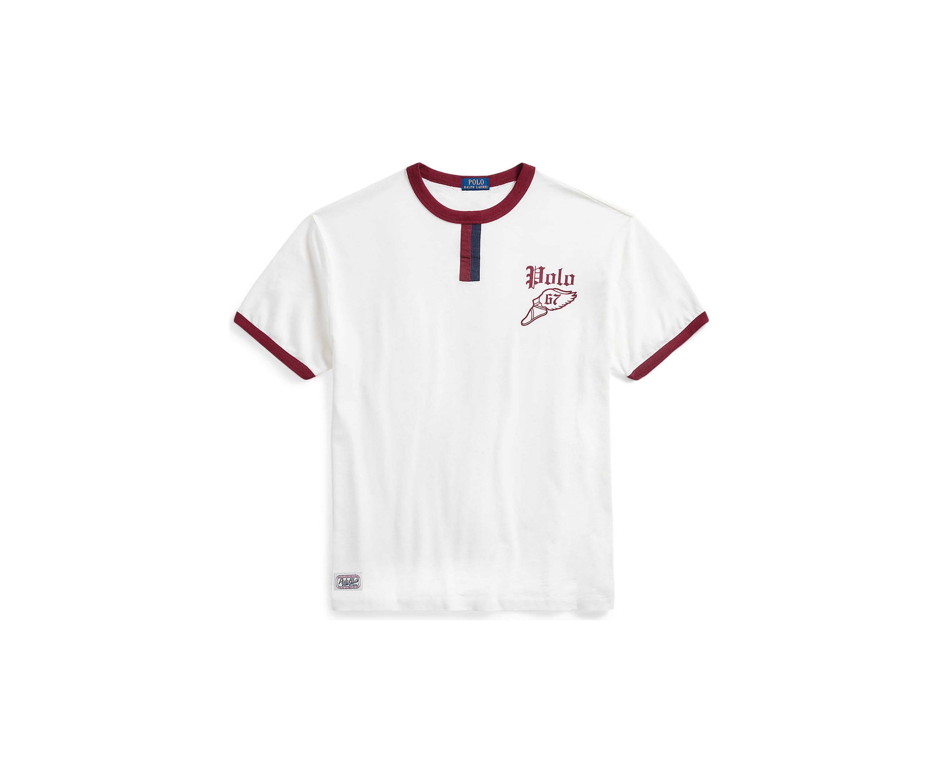 Classic Fit Logo Slub Jersey T-Shirt