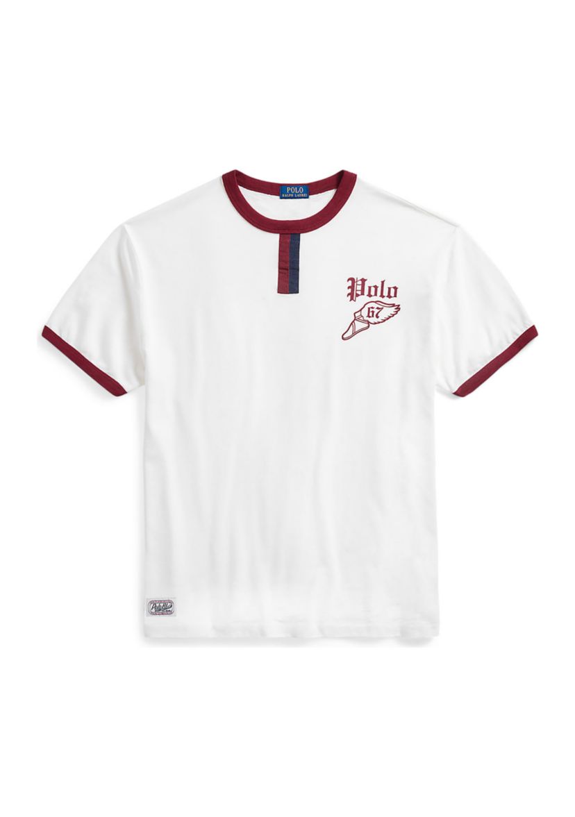 Classic Fit Logo Slub Jersey T-Shirt
