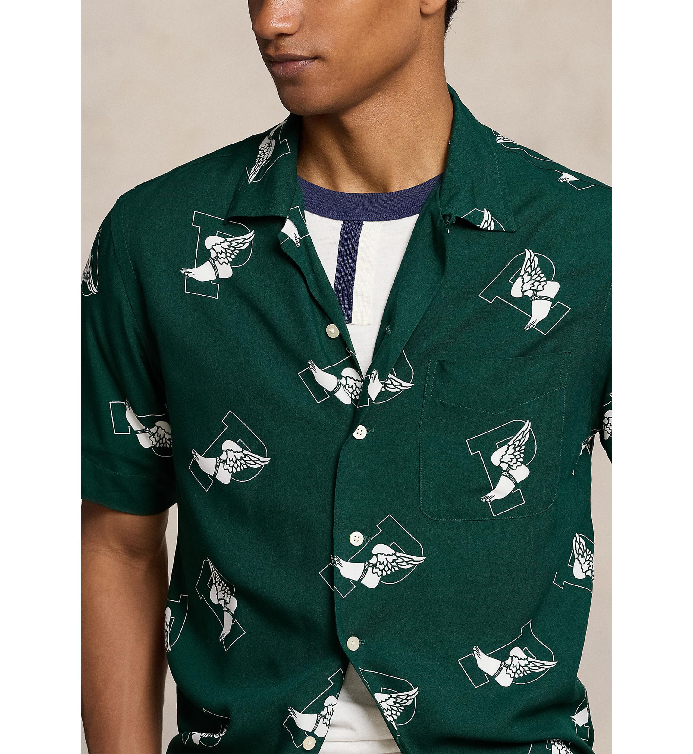 Classic Fit P-Wing Camp Shirt