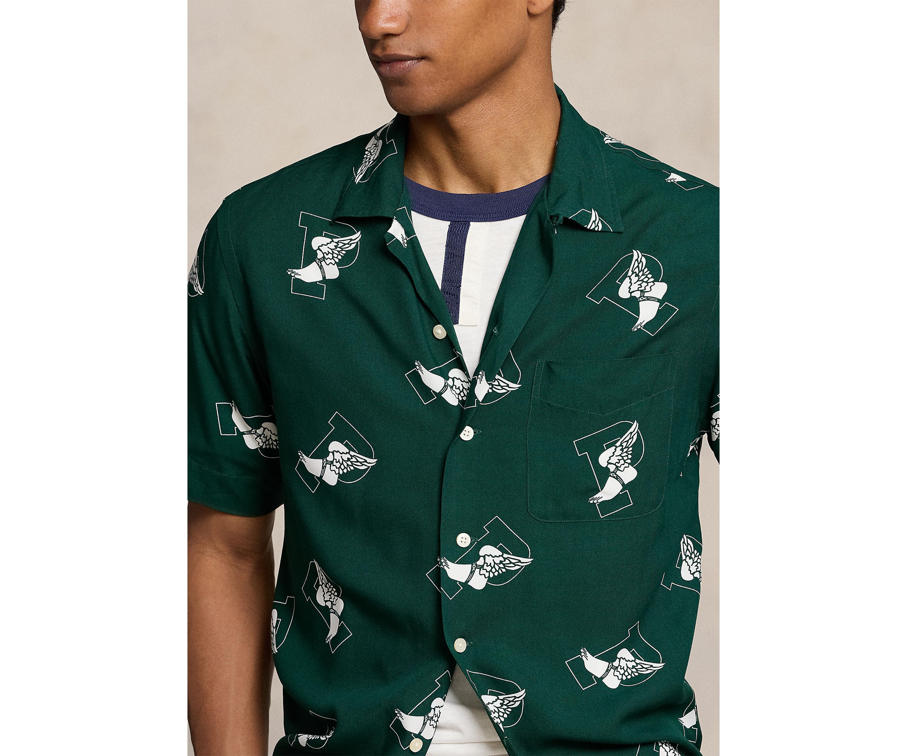 Classic Fit P-Wing Camp Shirt
