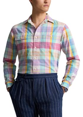 Polo Ralph Lauren Classic Fit Plaid Oxford Shirt | belk