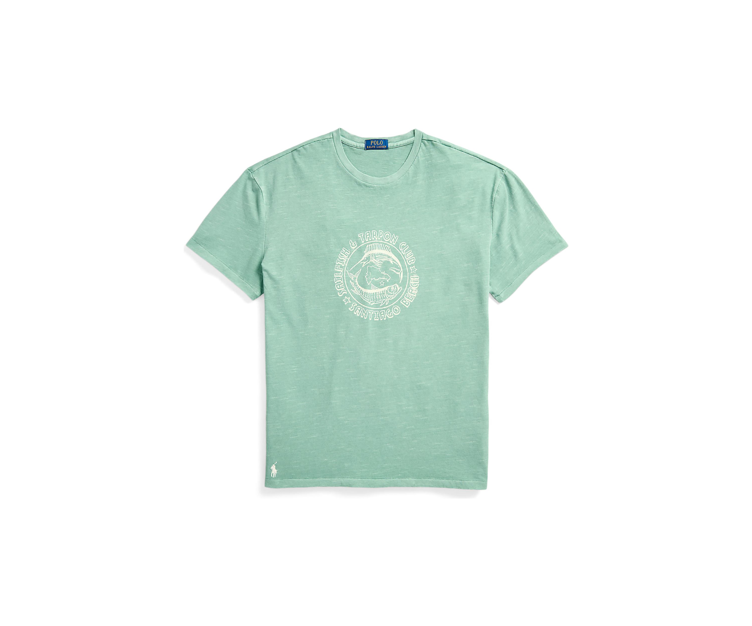 Classic Fit Slub Jersey Graphic T-Shirt