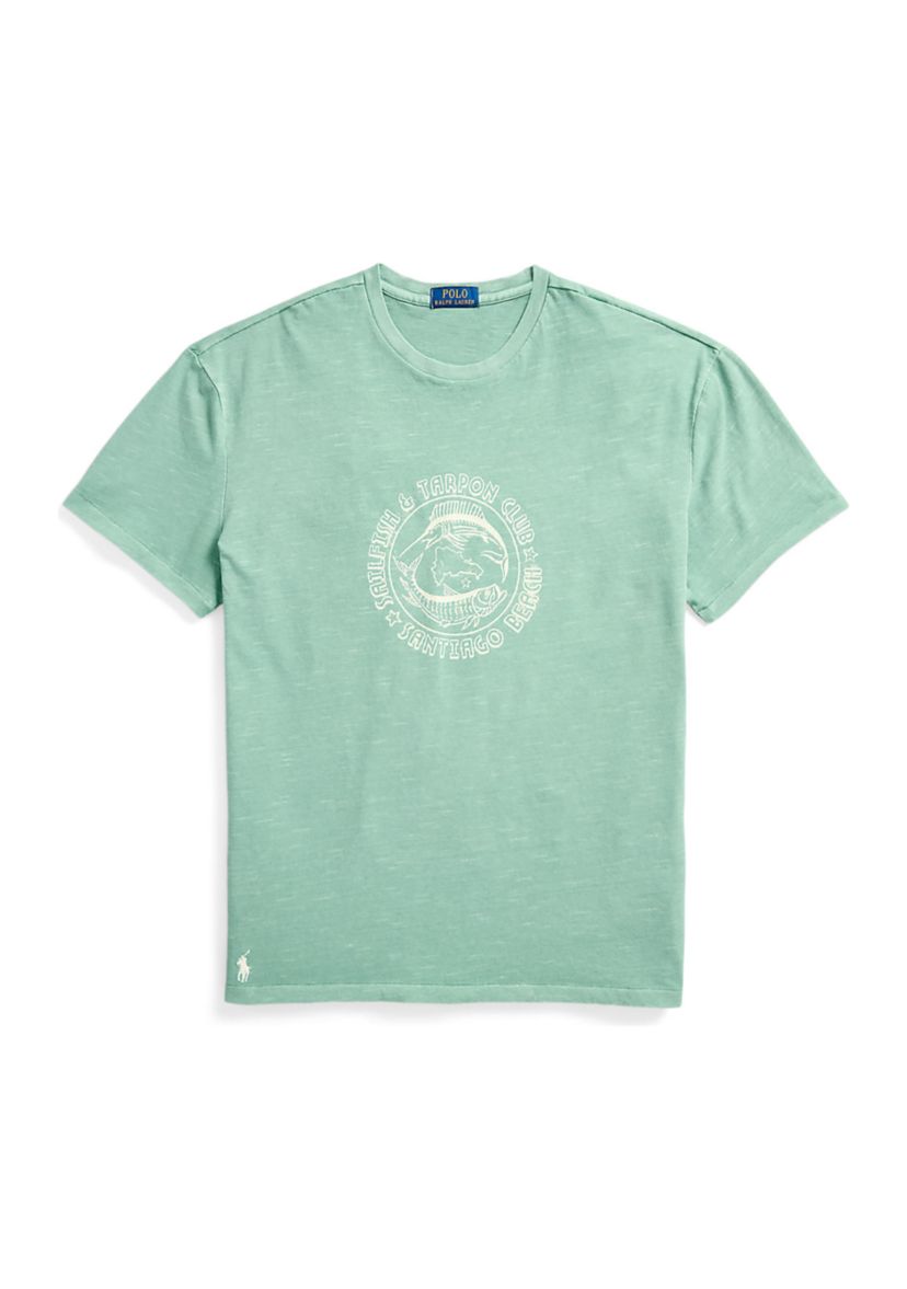 Classic Fit Slub Jersey Graphic T-Shirt