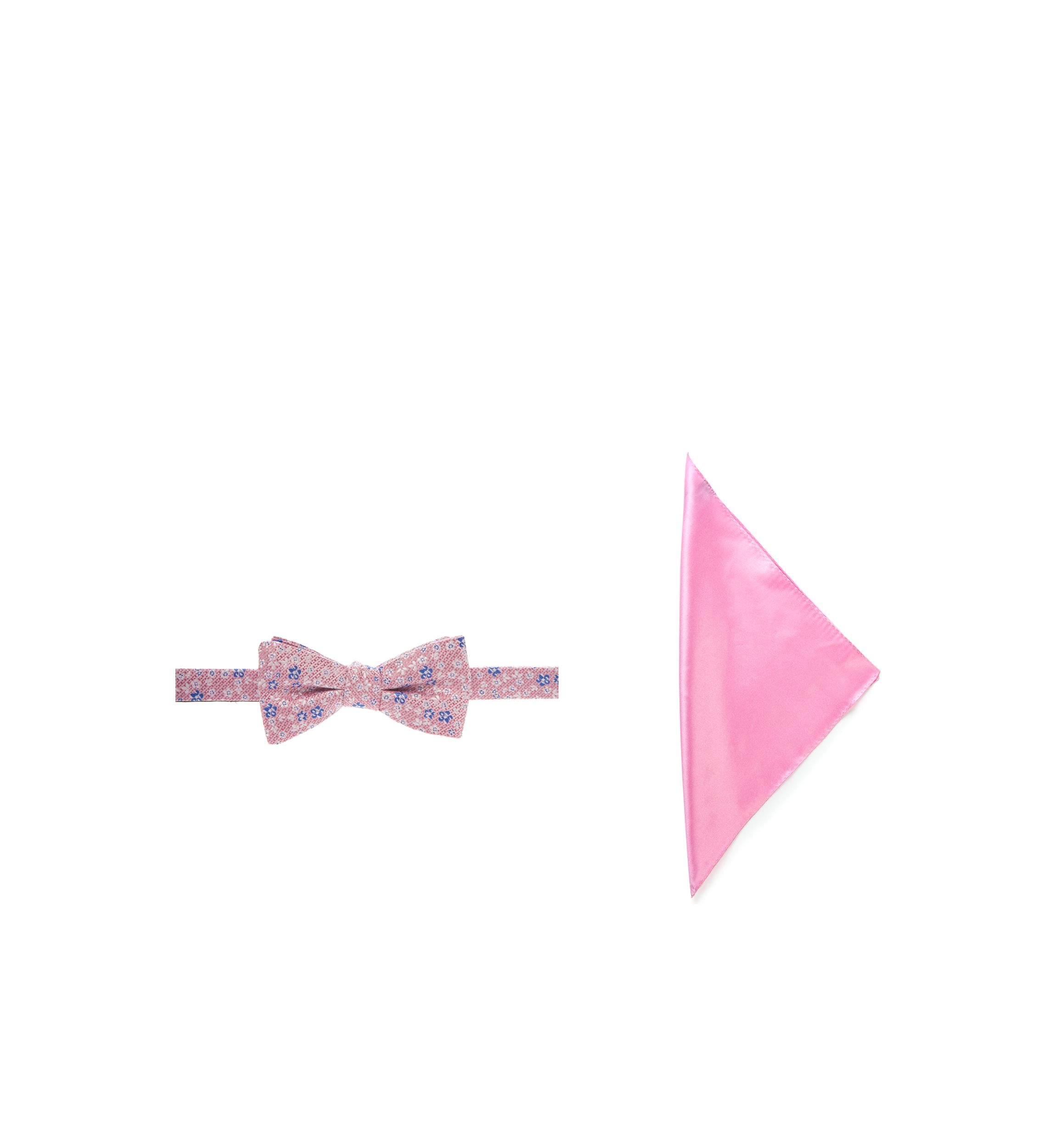 Ruby Floral Bow Tie