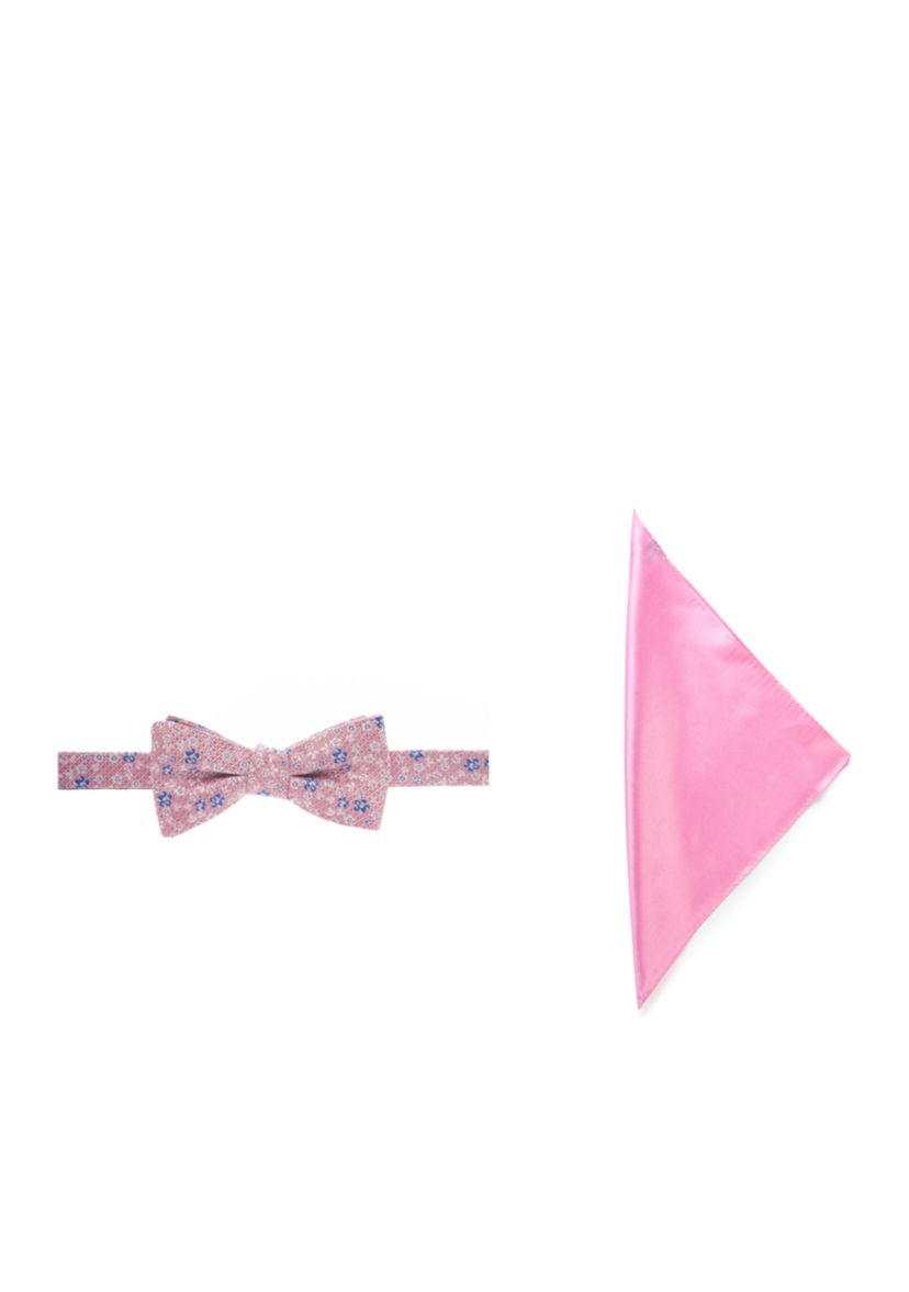 Ruby Floral Bow Tie