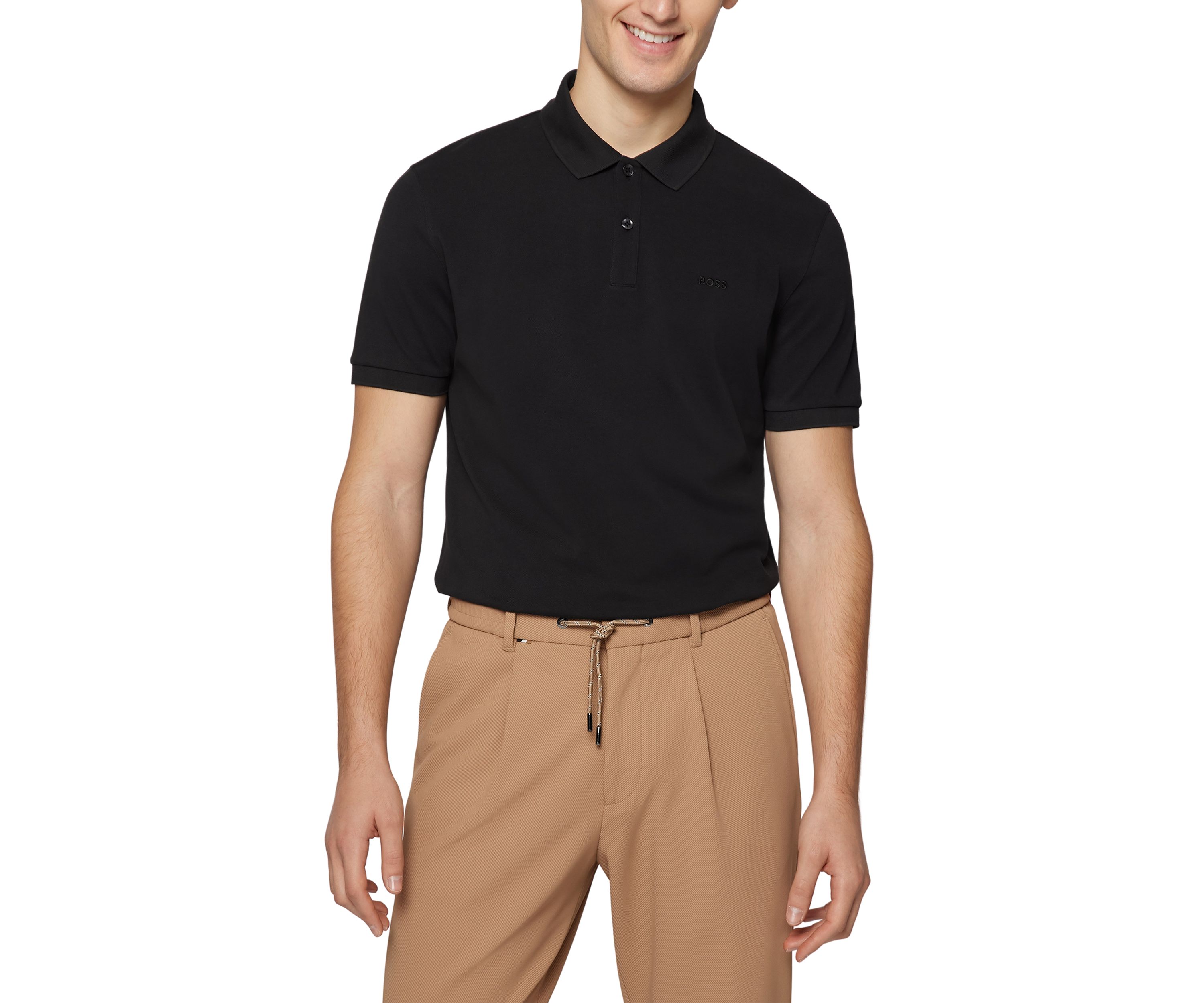Mens Air Short Sleeve Pallas Jersey Knit Polo Shirt