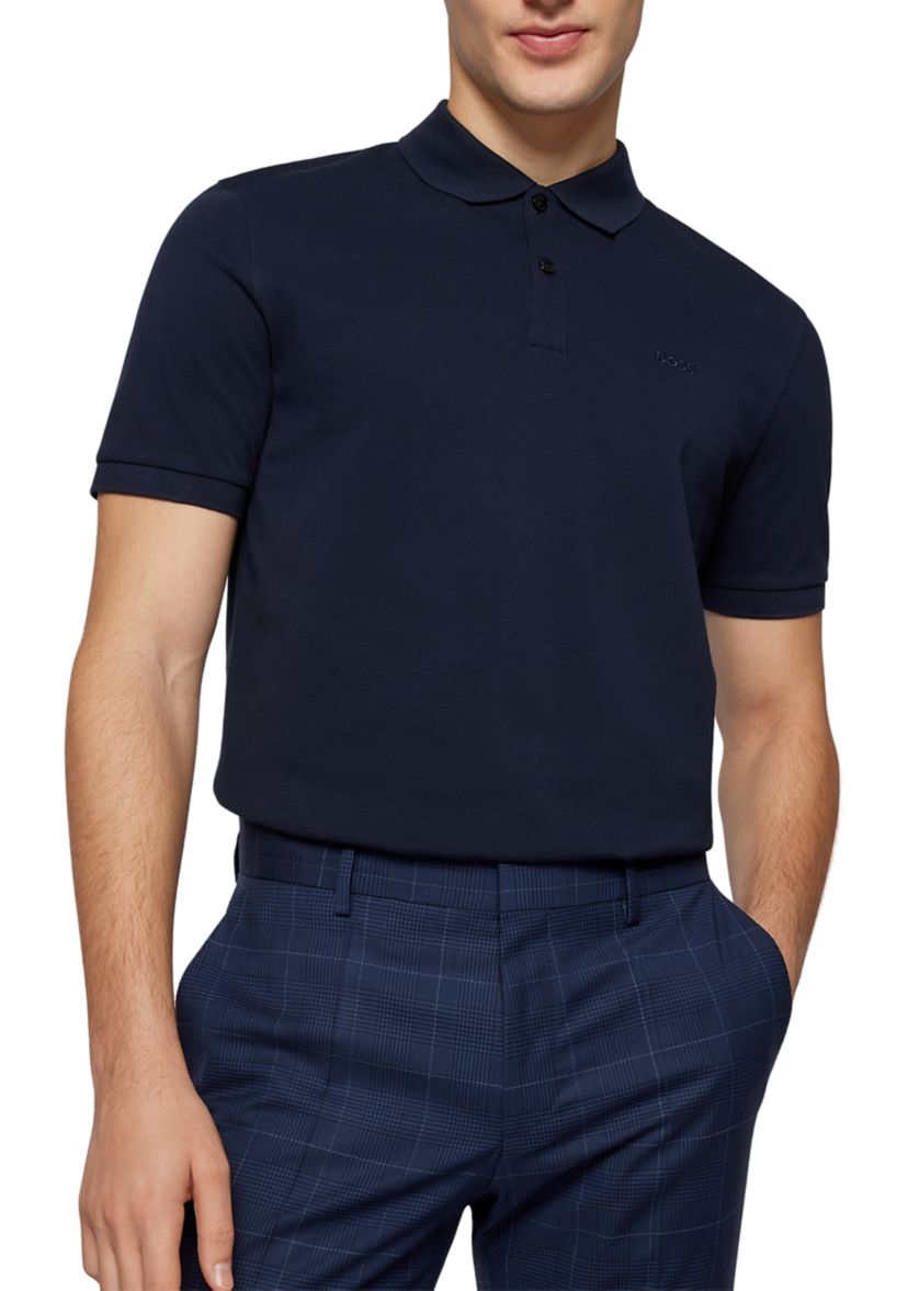 Mens Air Short Sleeve Pallas Jersey Knit Polo Shirt
