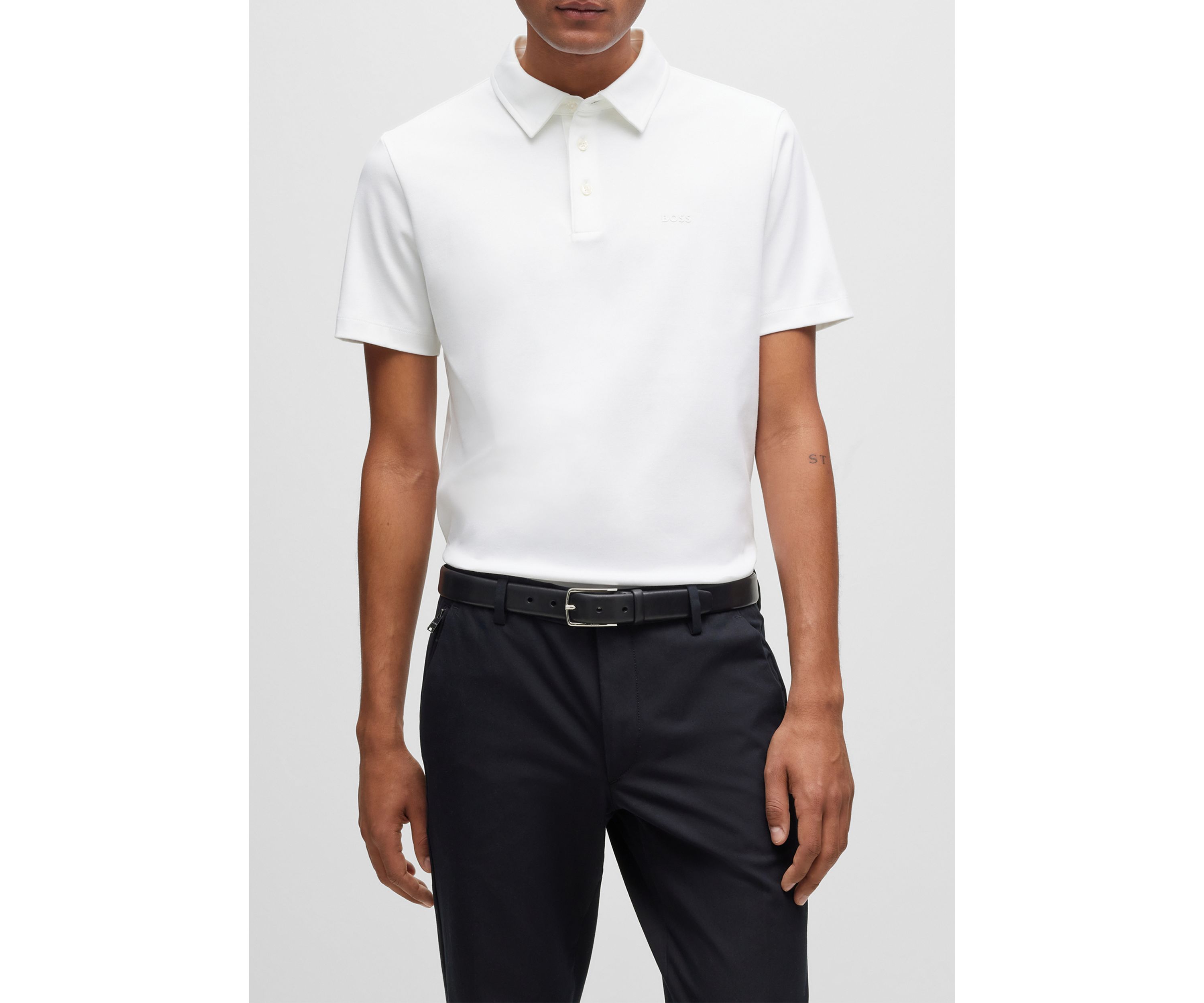 Chuck Plain Leather Belt