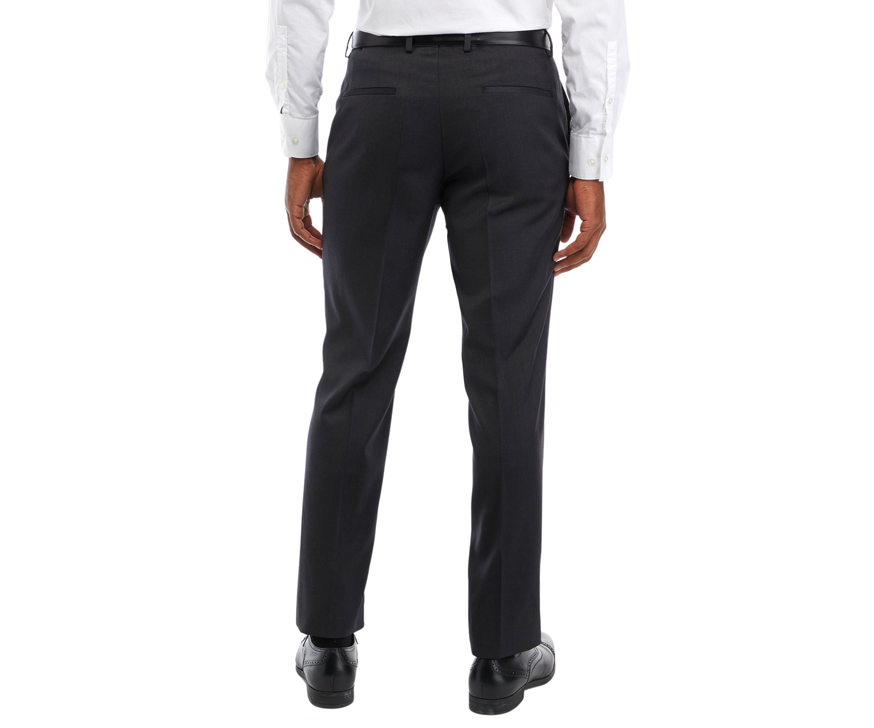 Mens Slim Fit Solid Suit Separate Pants