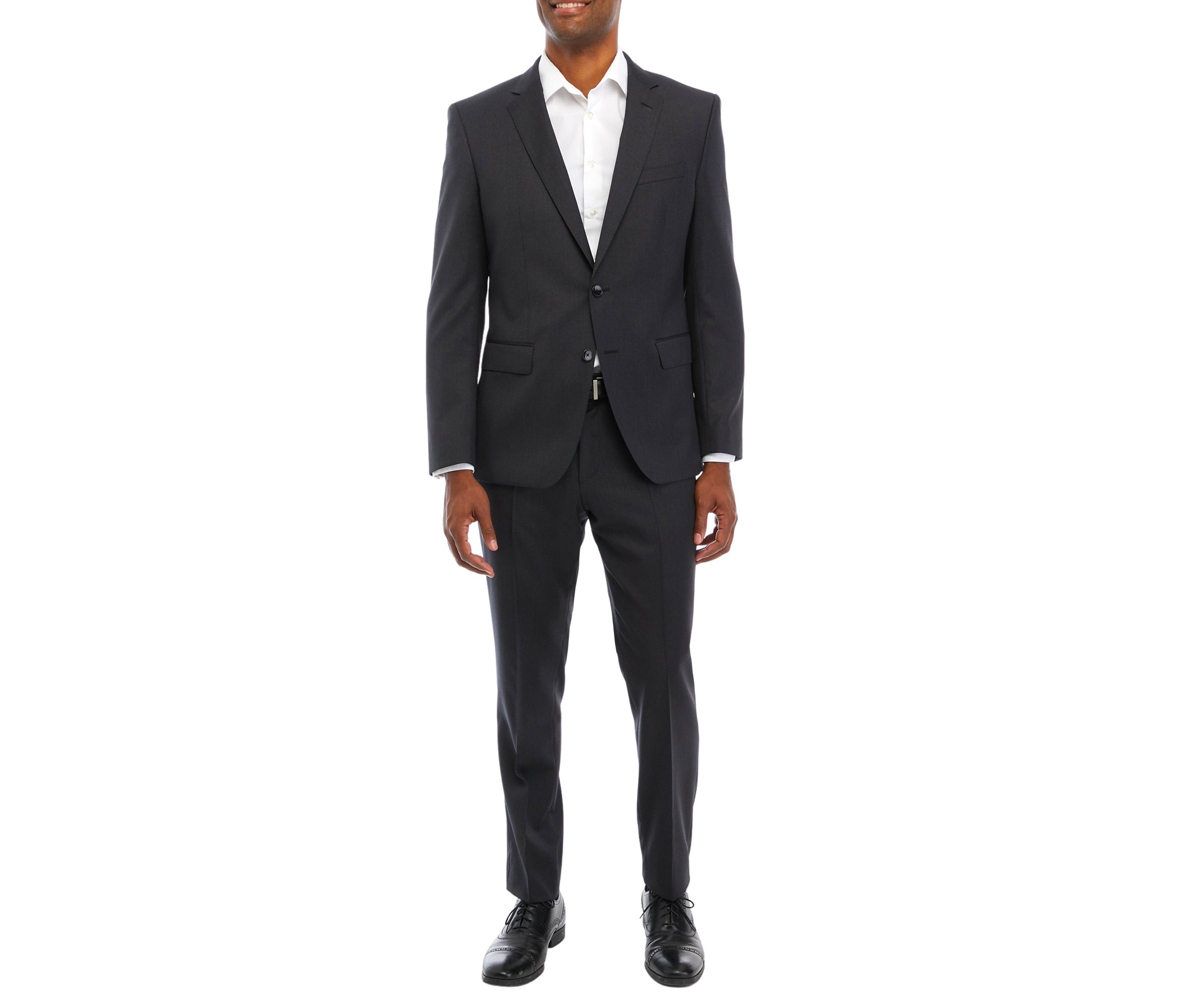 Mens Slim Fit Solid Suit Separate Pants
