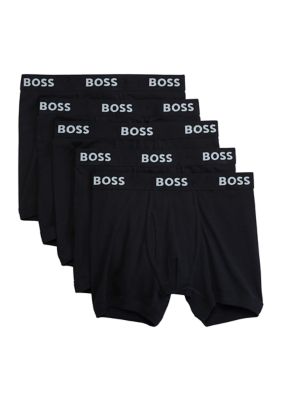 HUGO BOSS Men's Authentic Boxer Briefs - 5 Pack