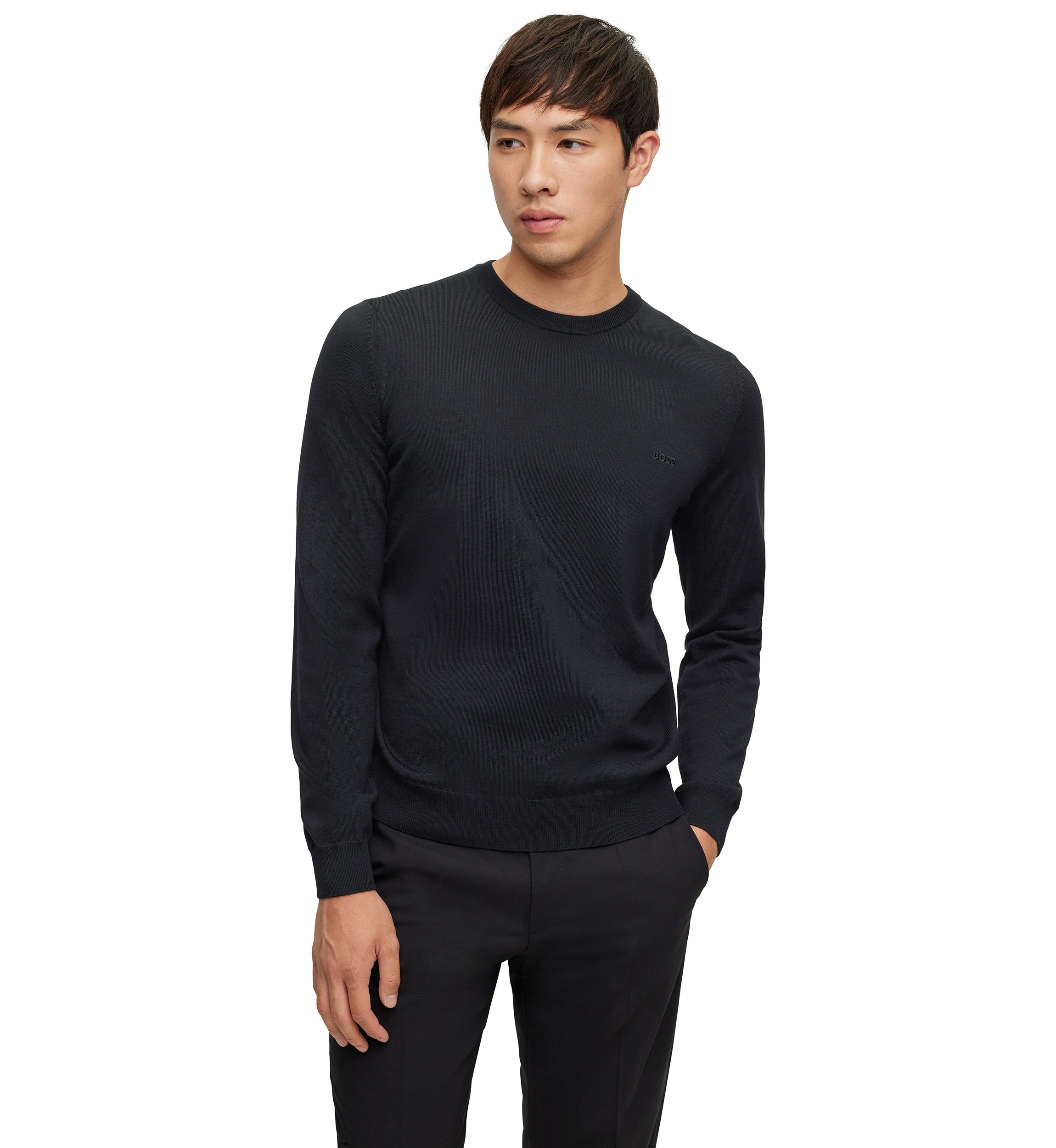 Long Sleeve Virgin Wool T-Shirt 