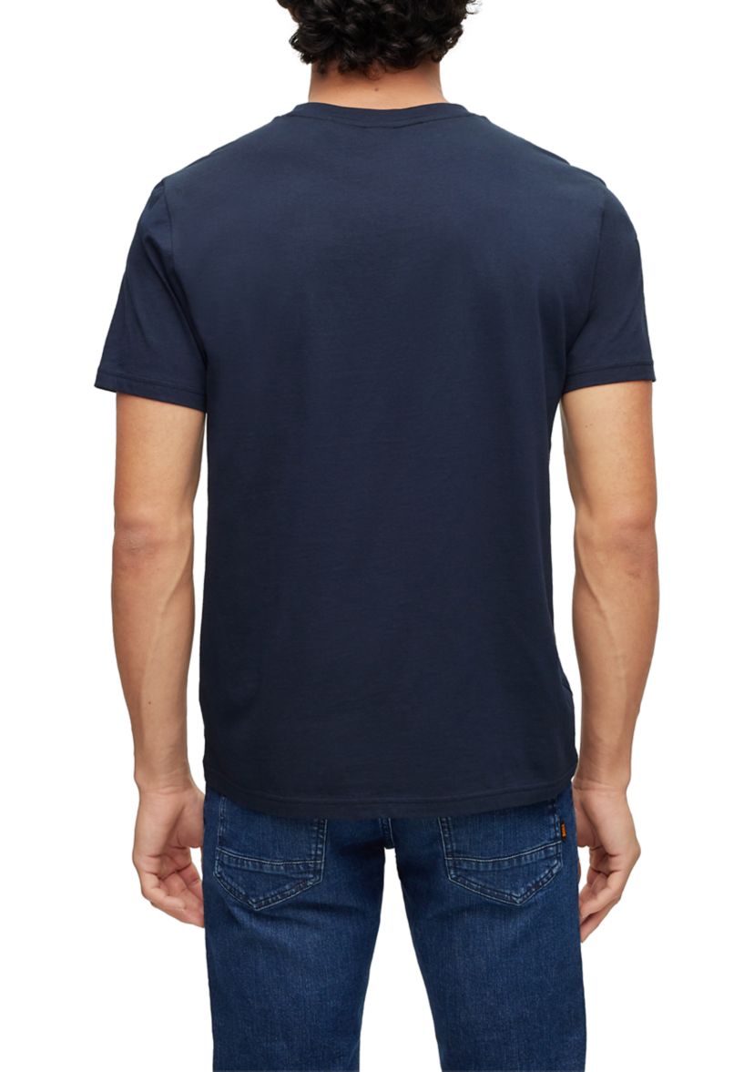 Mens Short Sleeve Large Boss Graphic T-Shirt