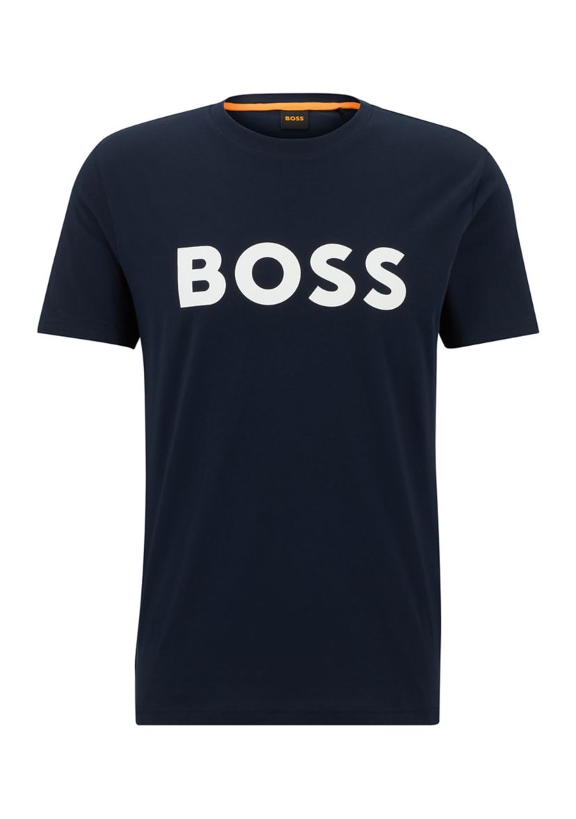 Mens Short Sleeve Large Boss Graphic T-Shirt