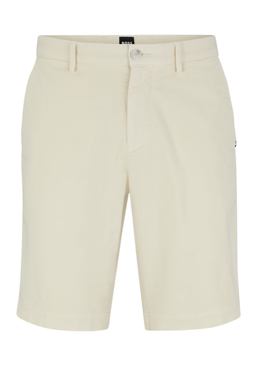 Mens Flat Front Twill Shorts