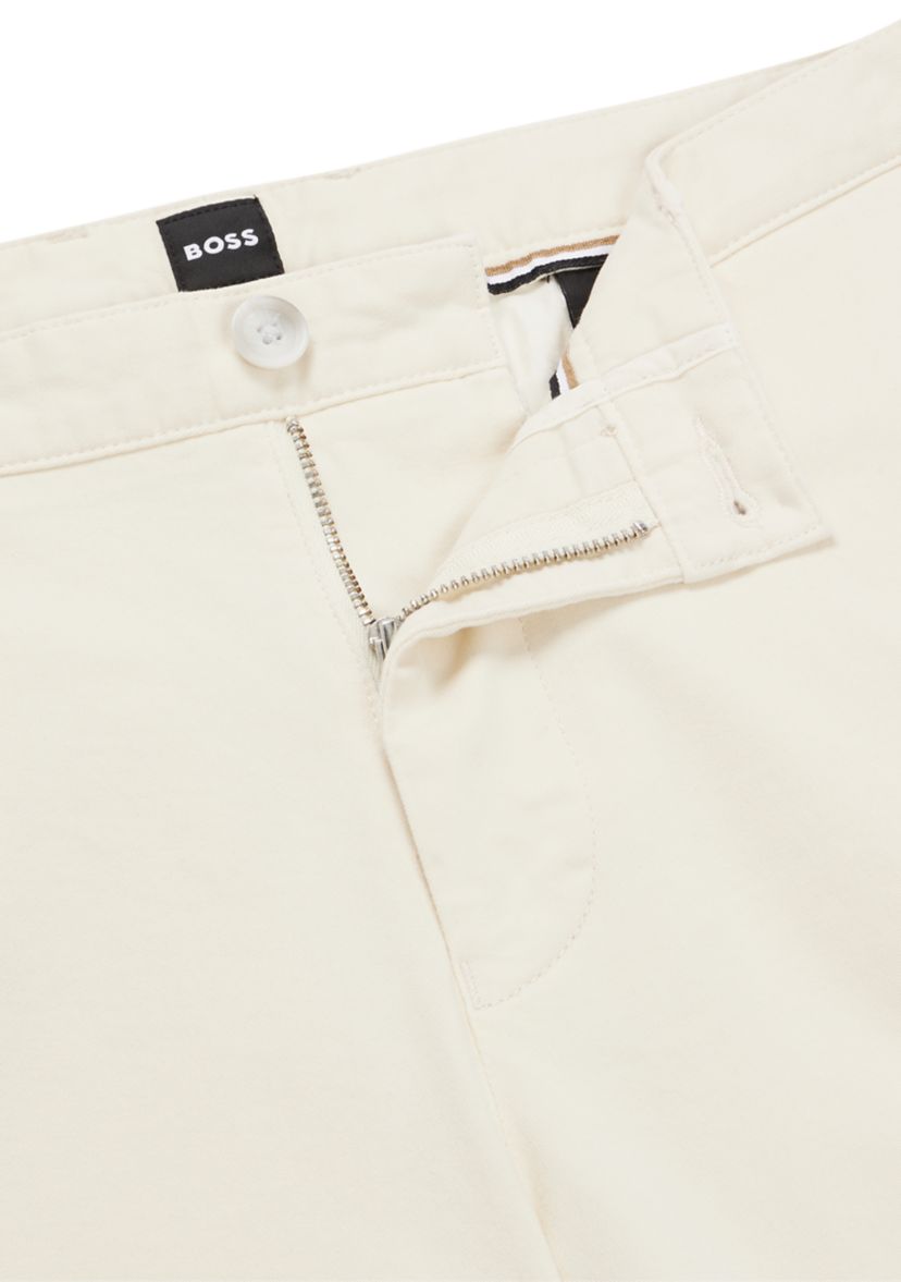 Mens Flat Front Twill Shorts